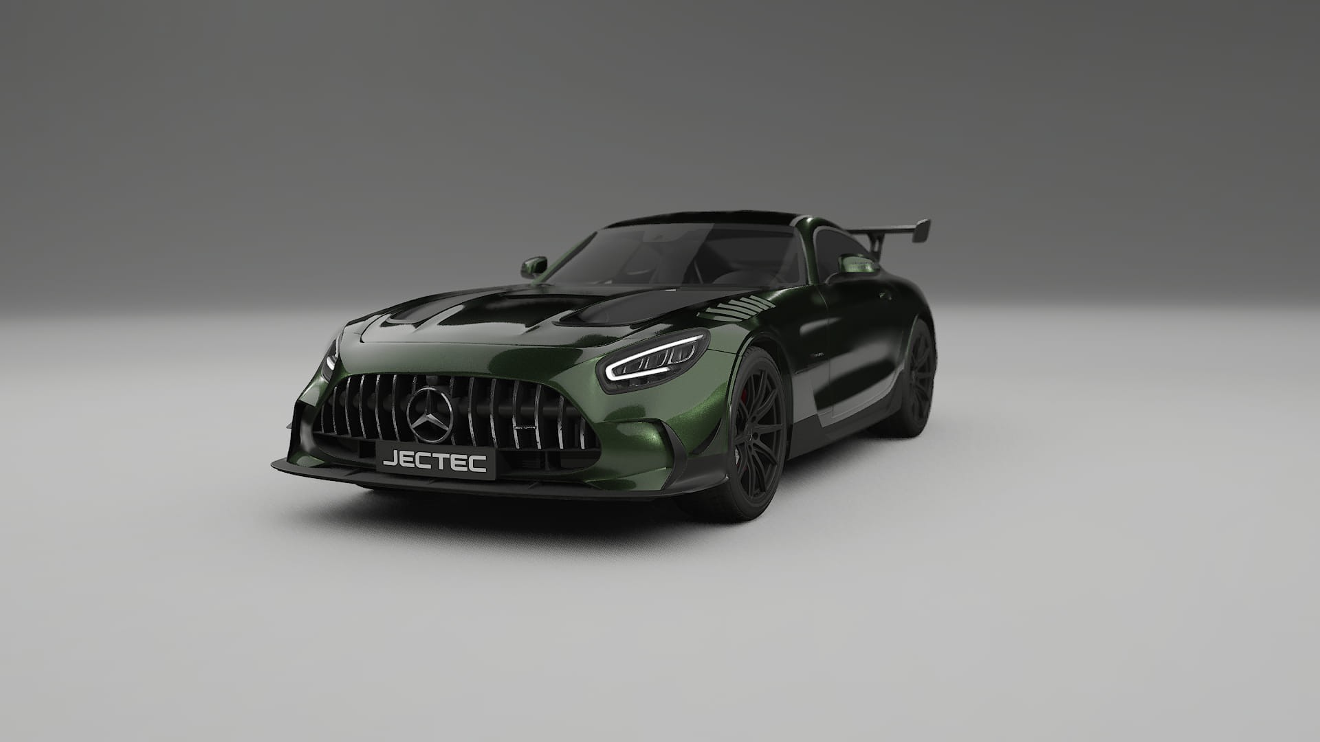Mercedes AMG GT Black Series C192 Coupe TPU Paint Protection Film | LAGOON Color Change PPF Full Pre-Cut Kit