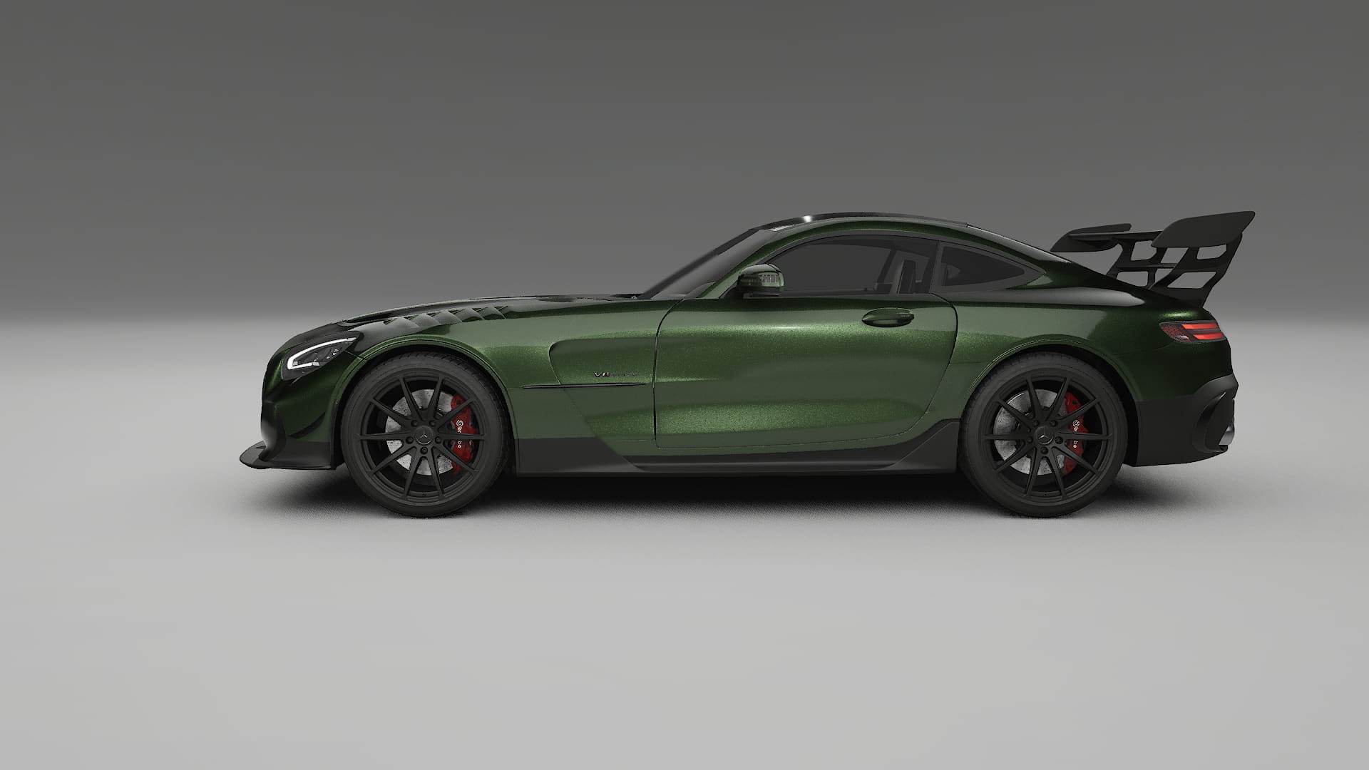 Mercedes AMG GT Black Series C192 Coupe TPU Paint Protection Film | LAGOON Color Change PPF Full Pre-Cut Kit
