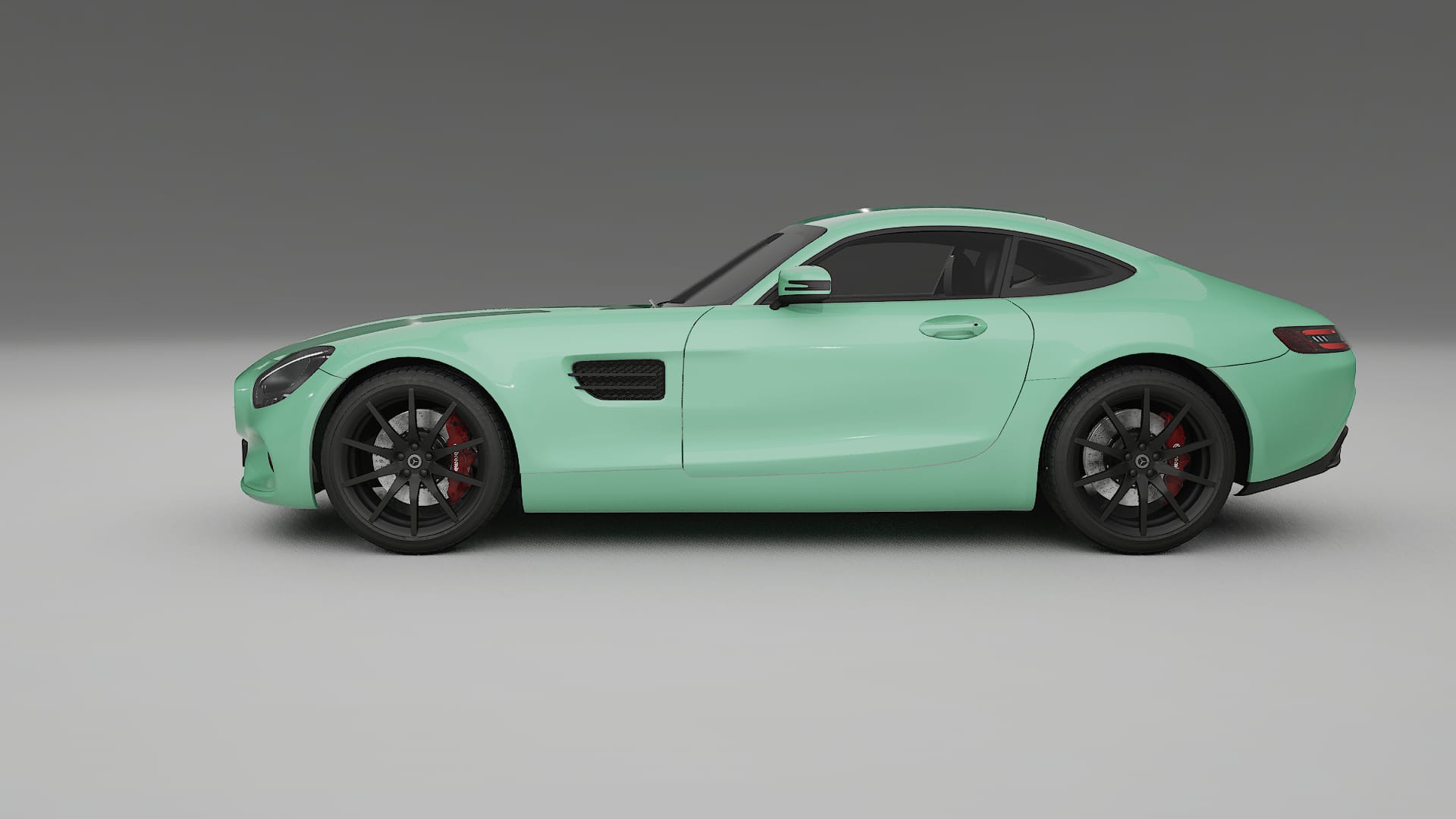 Mercedes AMG GT C190 Coupe TPU Paint Protection Film | DUSTY Color Change PPF Full Pre-Cut Kit