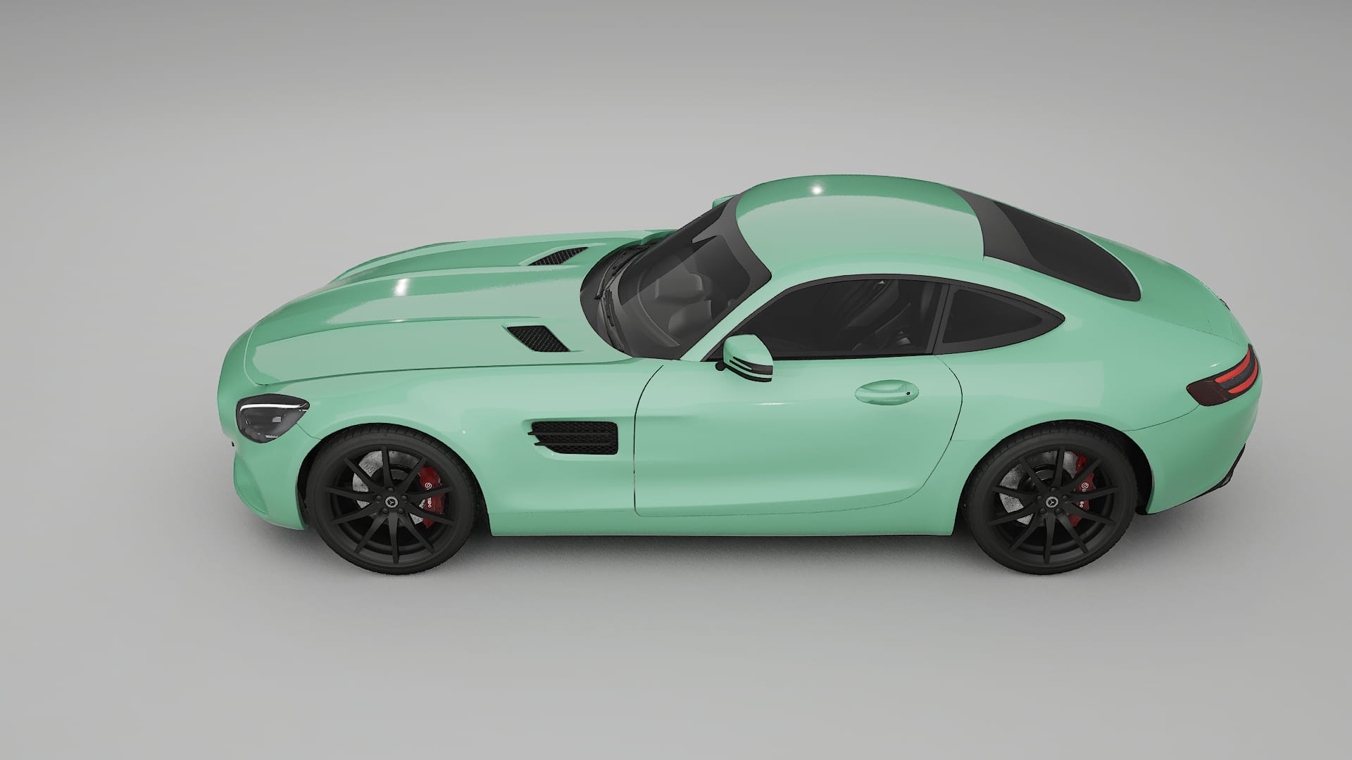 Mercedes AMG GT C190 Coupe TPU Paint Protection Film | DUSTY Color Change PPF Full Pre-Cut Kit