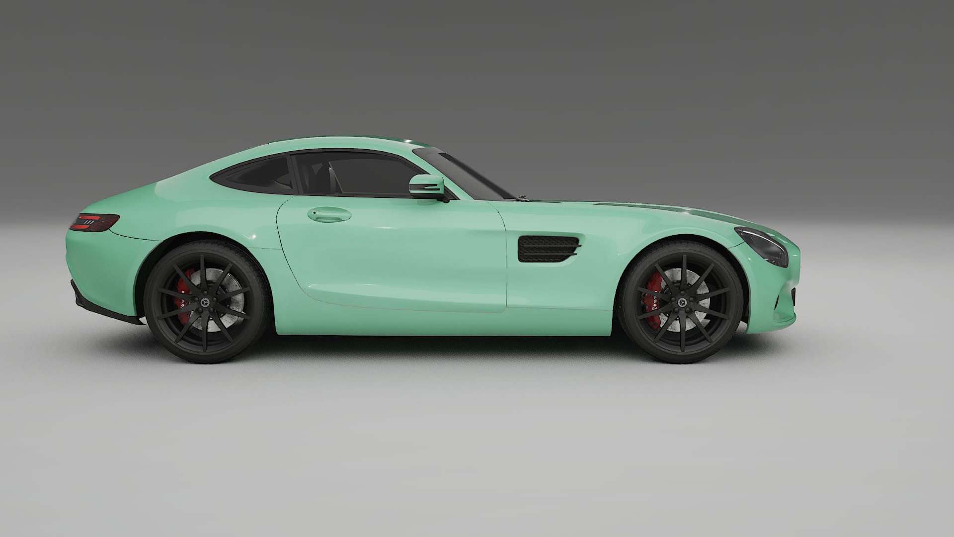 Mercedes AMG GT C190 Coupe TPU Paint Protection Film | DUSTY Color Change PPF Full Pre-Cut Kit