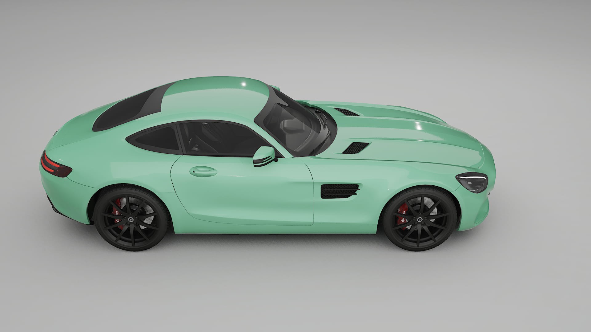 Mercedes AMG GT C190 Coupe TPU Paint Protection Film | DUSTY Color Change PPF Full Pre-Cut Kit