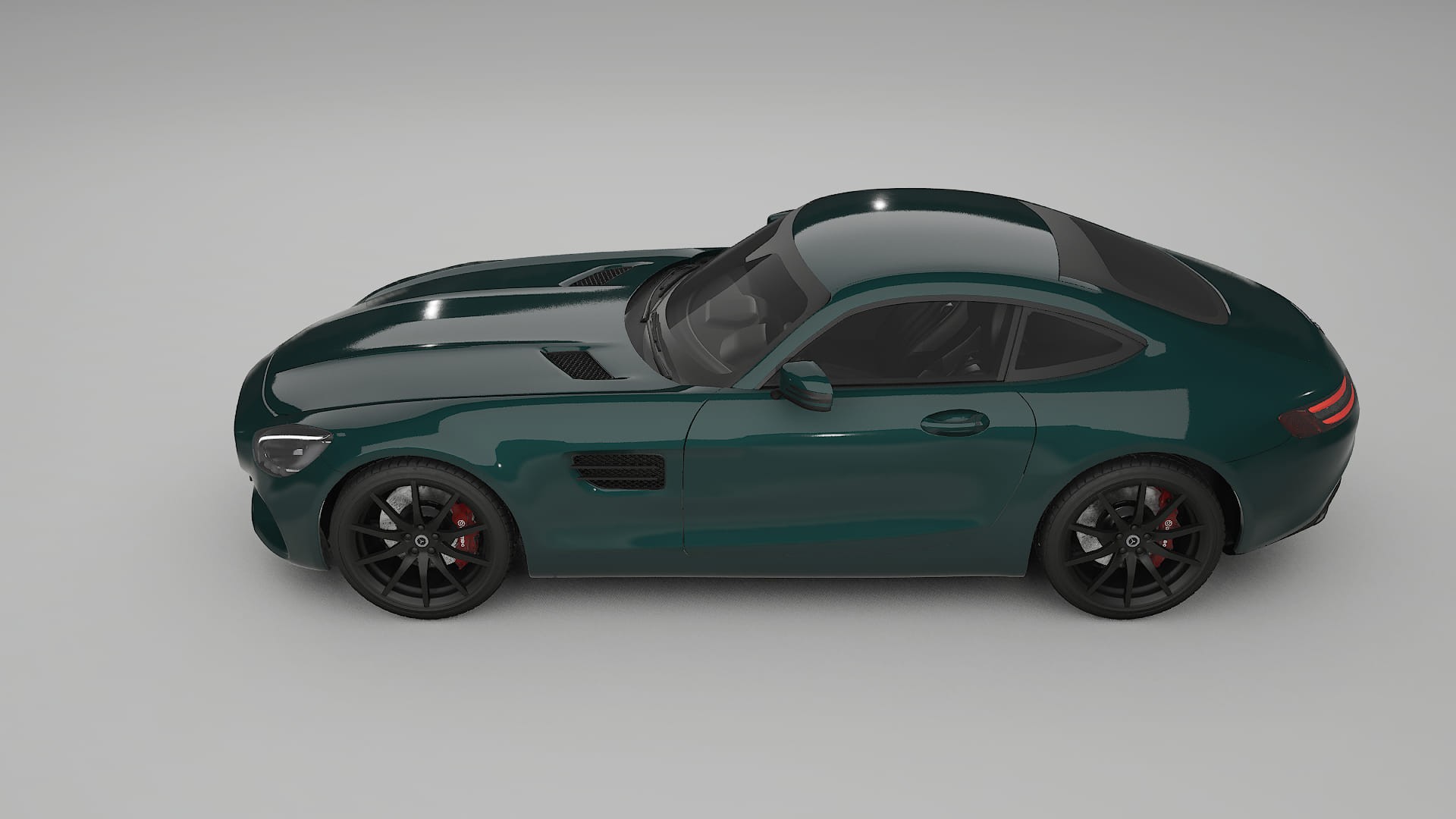Mercedes AMG GT C190 Coupe TPU Paint Protection Film | INFERNO Color Change PPF Full Pre-Cut Kit