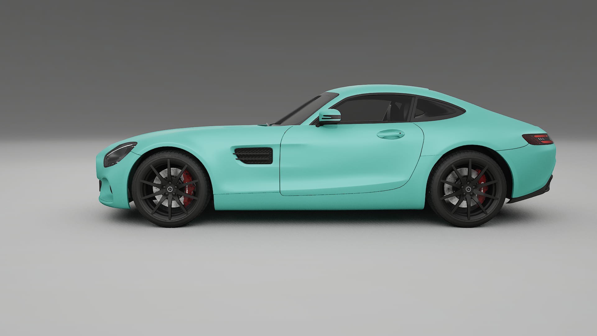 Mercedes AMG GT C190 Coupe TPU Paint Protection Film | FROST Color Change PPF Full Pre-Cut Kit