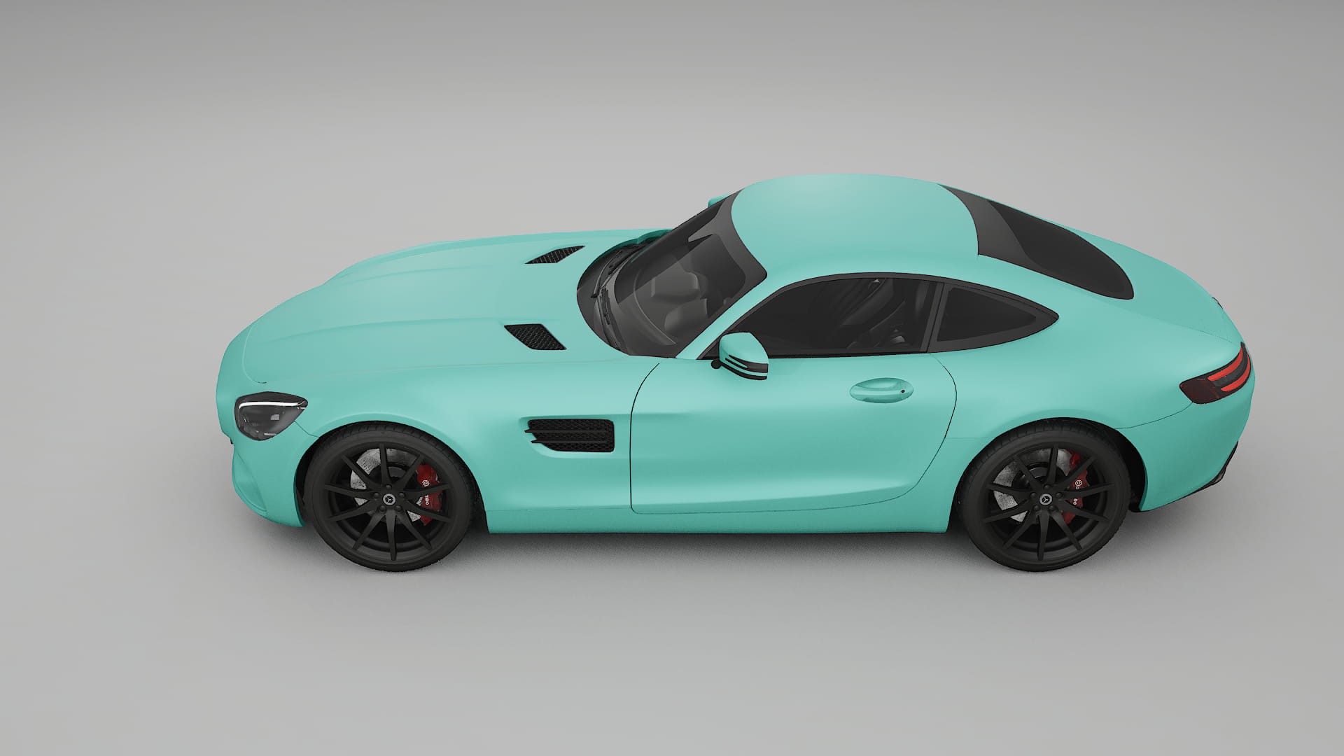 Mercedes AMG GT C190 Coupe TPU Paint Protection Film | FROST Color Change PPF Full Pre-Cut Kit