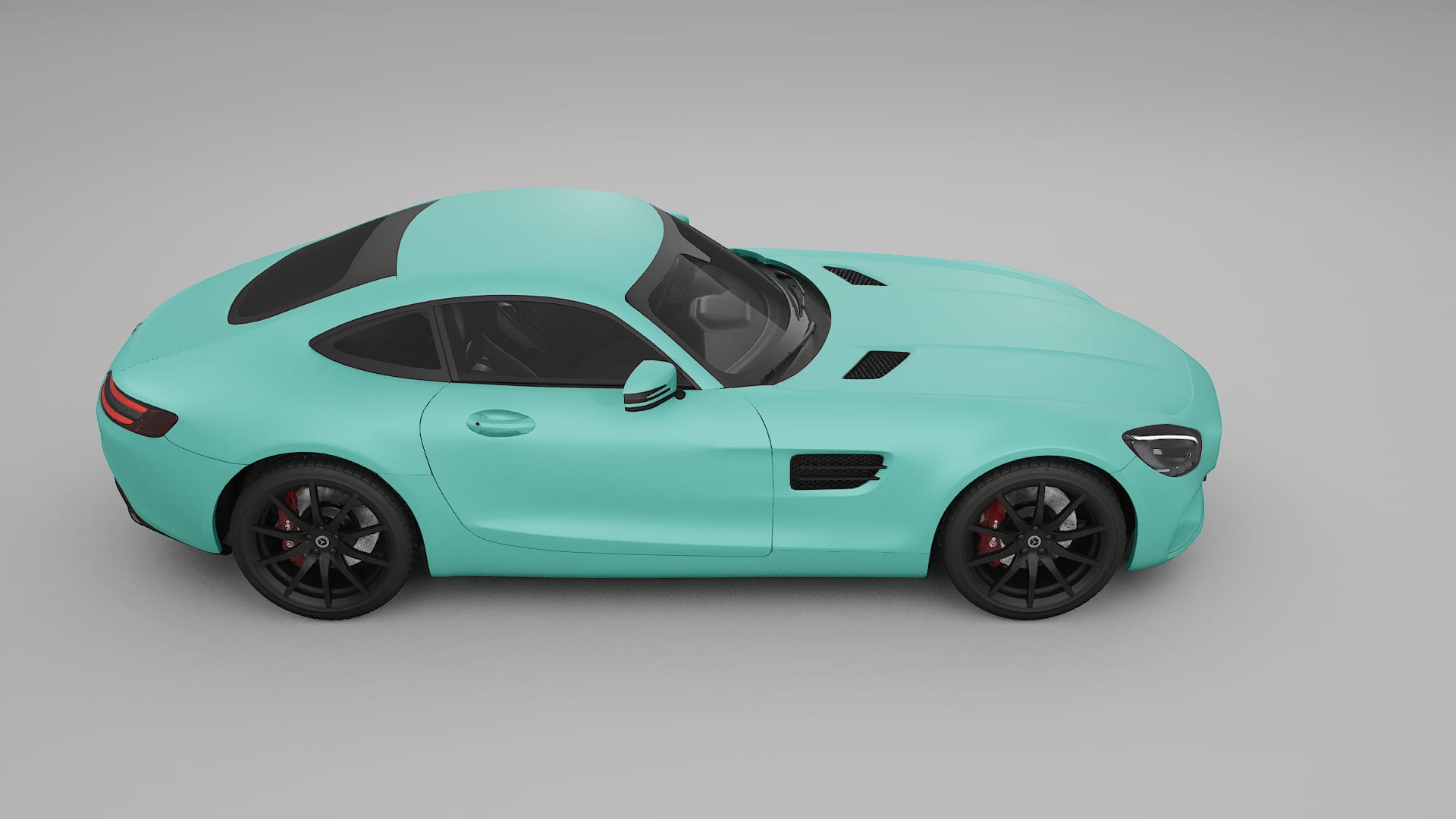 Mercedes AMG GT C190 Coupe TPU Paint Protection Film | FROST Color Change PPF Full Pre-Cut Kit