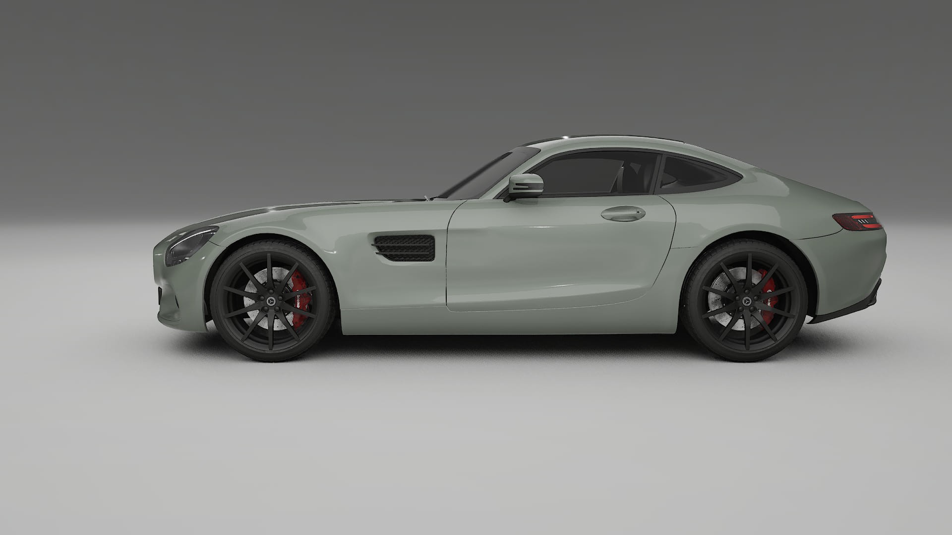 Mercedes AMG GT C190 Coupe TPU Paint Protection Film | SLATE Color Change PPF Full Pre-Cut Kit