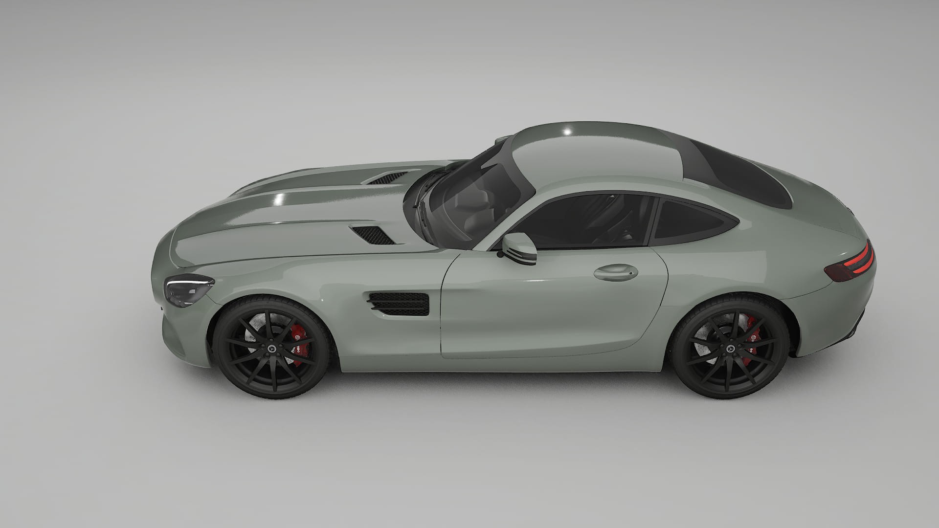 Mercedes AMG GT C190 Coupe TPU Paint Protection Film | SLATE Color Change PPF Full Pre-Cut Kit