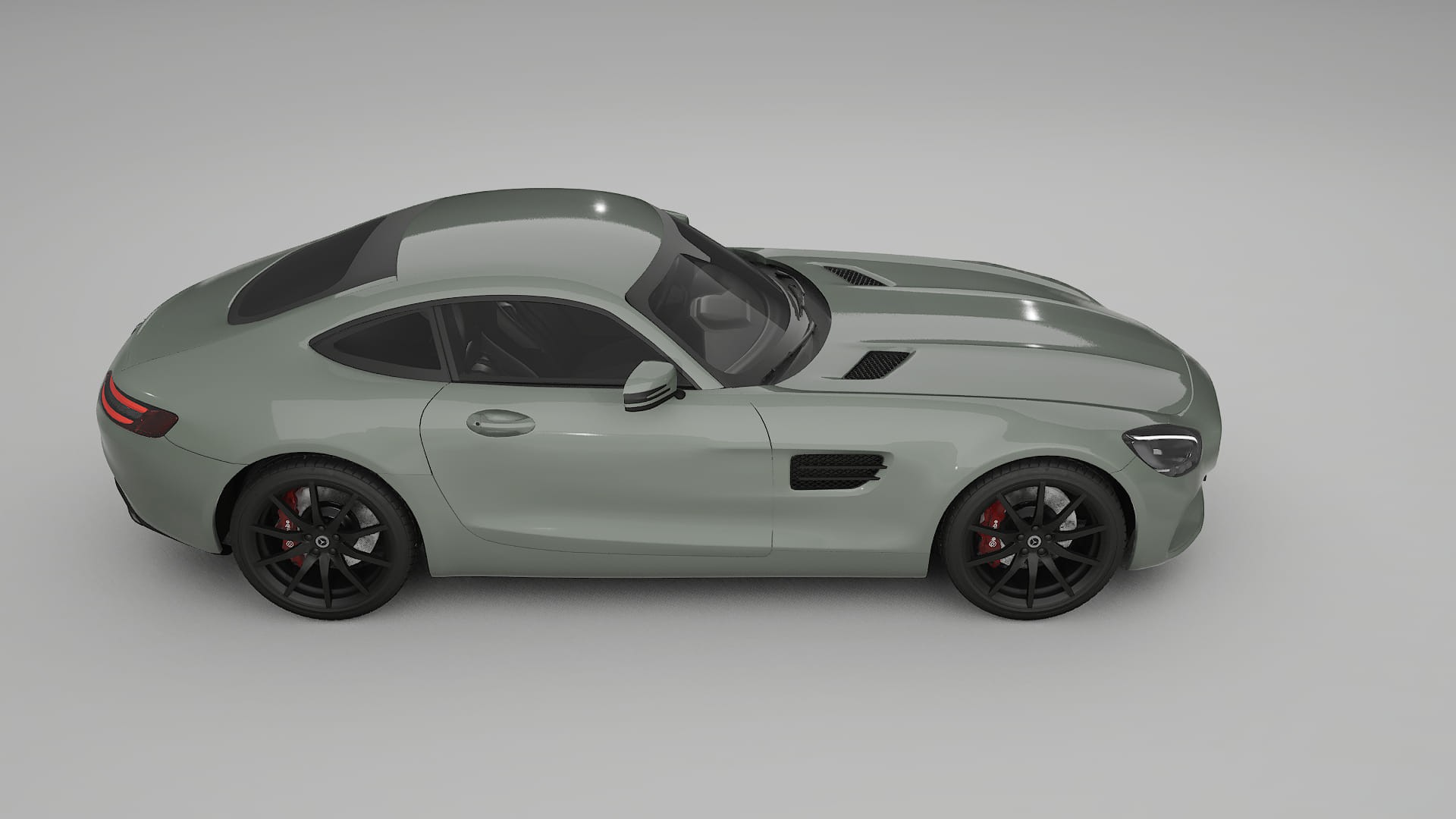 Mercedes AMG GT C190 Coupe TPU Paint Protection Film | SLATE Color Change PPF Full Pre-Cut Kit