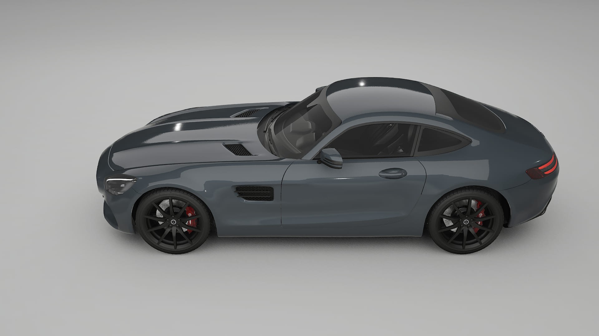 Mercedes AMG GT C190 Coupe TPU Paint Protection Film | GRANITE Color Change PPF Full Pre-Cut Kit