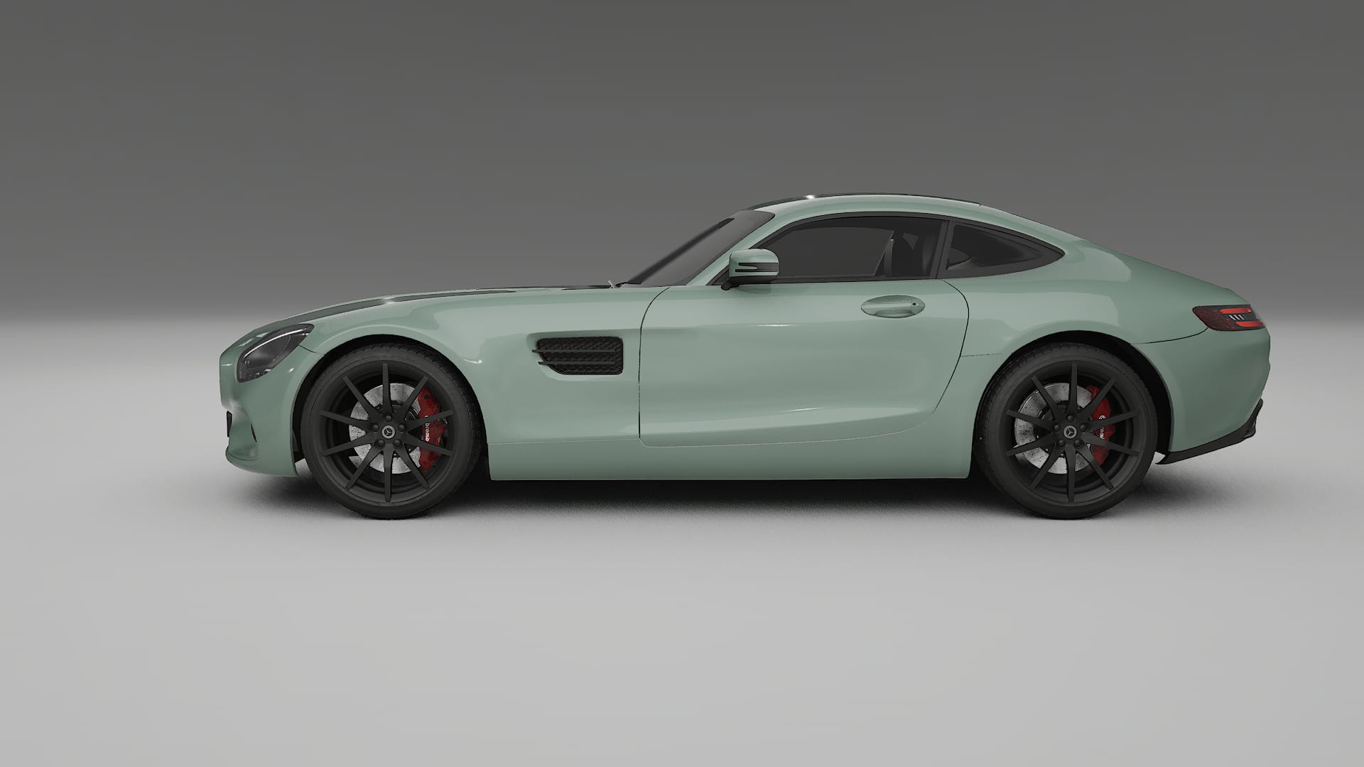 Mercedes AMG GT C190 Coupe TPU Paint Protection Film | CINDER Color Change PPF Full Pre-Cut Kit