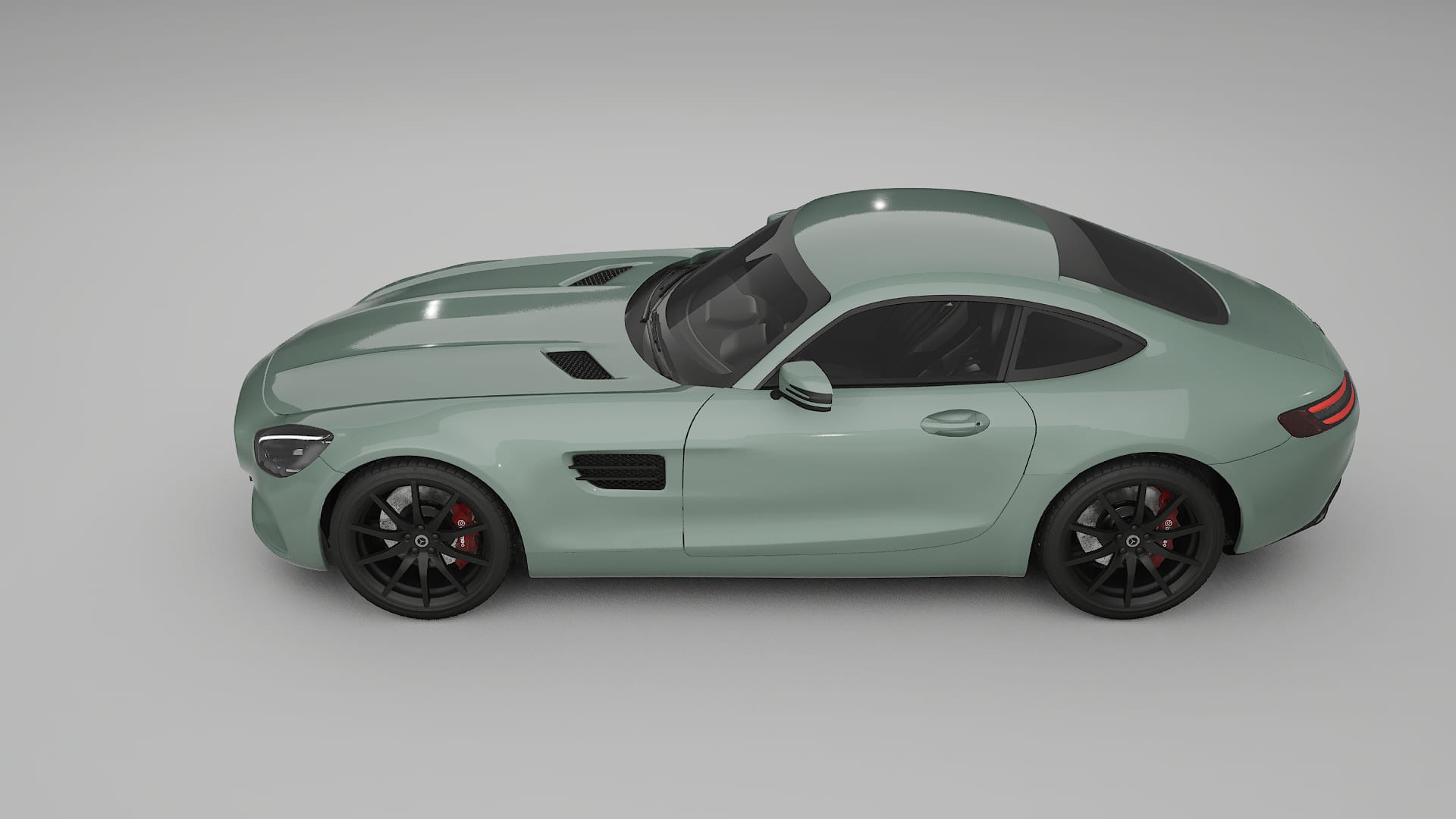 Mercedes AMG GT C190 Coupe TPU Paint Protection Film | CINDER Color Change PPF Full Pre-Cut Kit