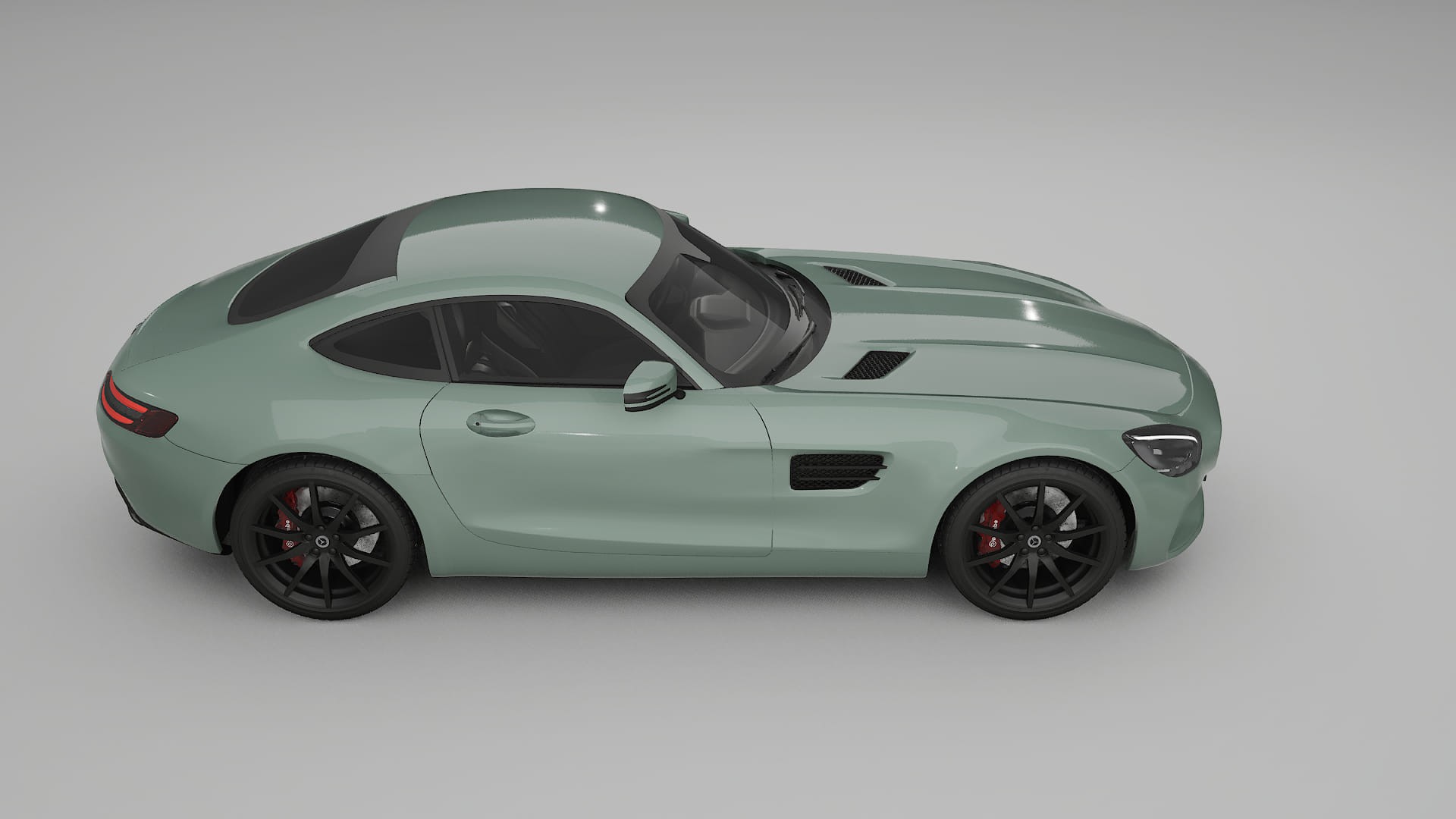 Mercedes AMG GT C190 Coupe TPU Paint Protection Film | CINDER Color Change PPF Full Pre-Cut Kit