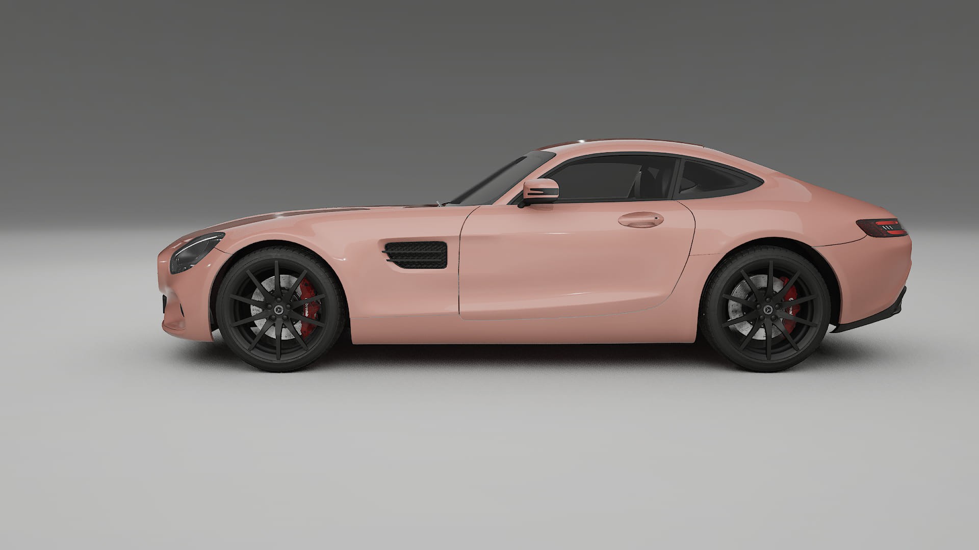 Mercedes AMG GT C190 Coupe TPU Paint Protection Film | BLUSH Color Change PPF Full Pre-Cut Kit