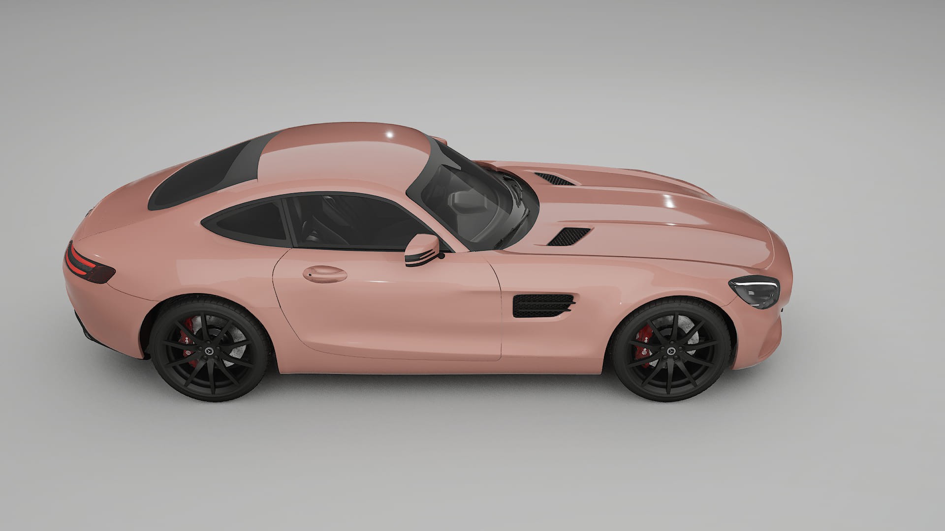 Mercedes AMG GT C190 Coupe TPU Paint Protection Film | BLUSH Color Change PPF Full Pre-Cut Kit