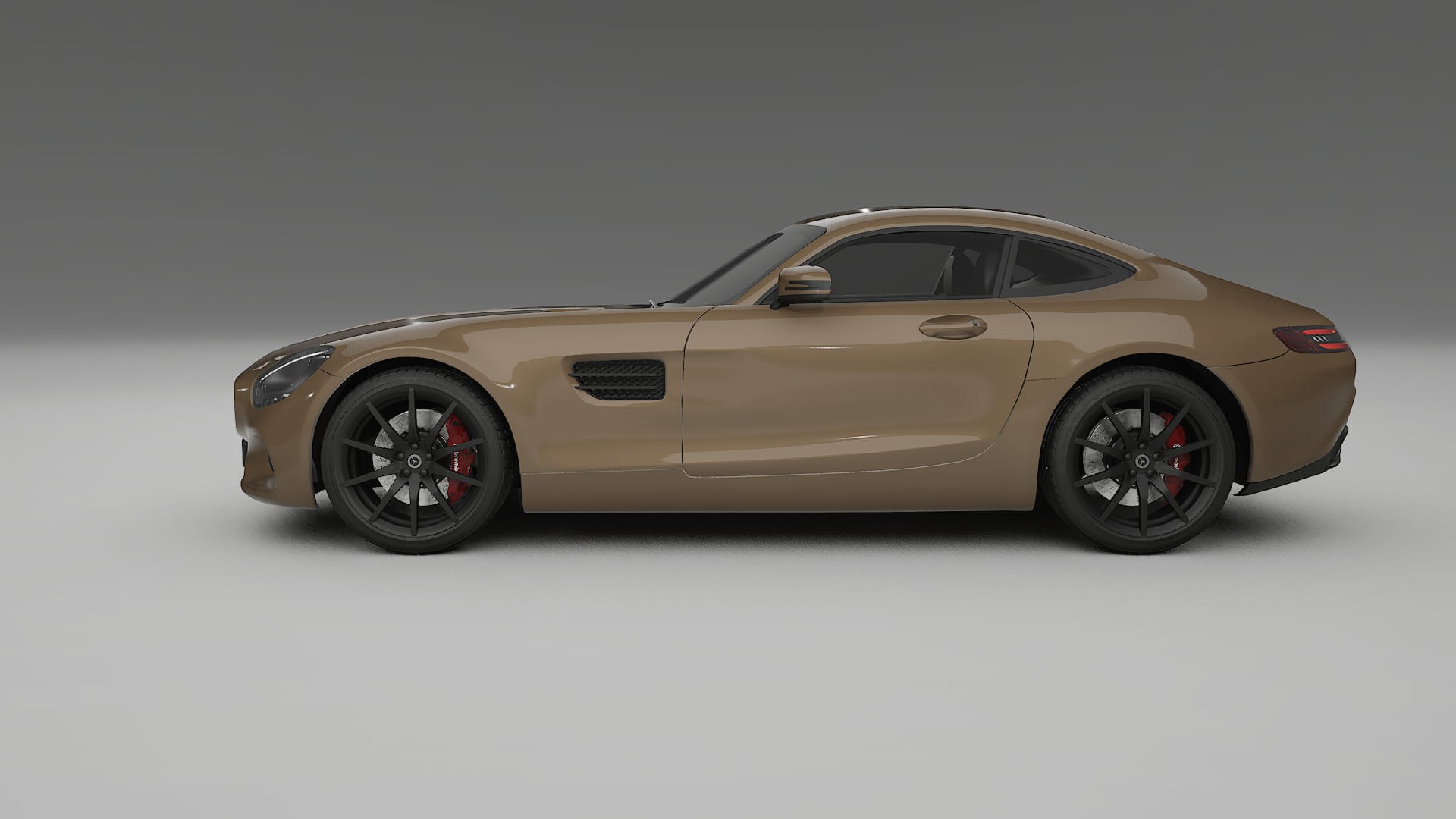 Mercedes AMG GT C190 Coupe TPU Paint Protection Film | SAHARA Color Change PPF Full Pre-Cut Kit