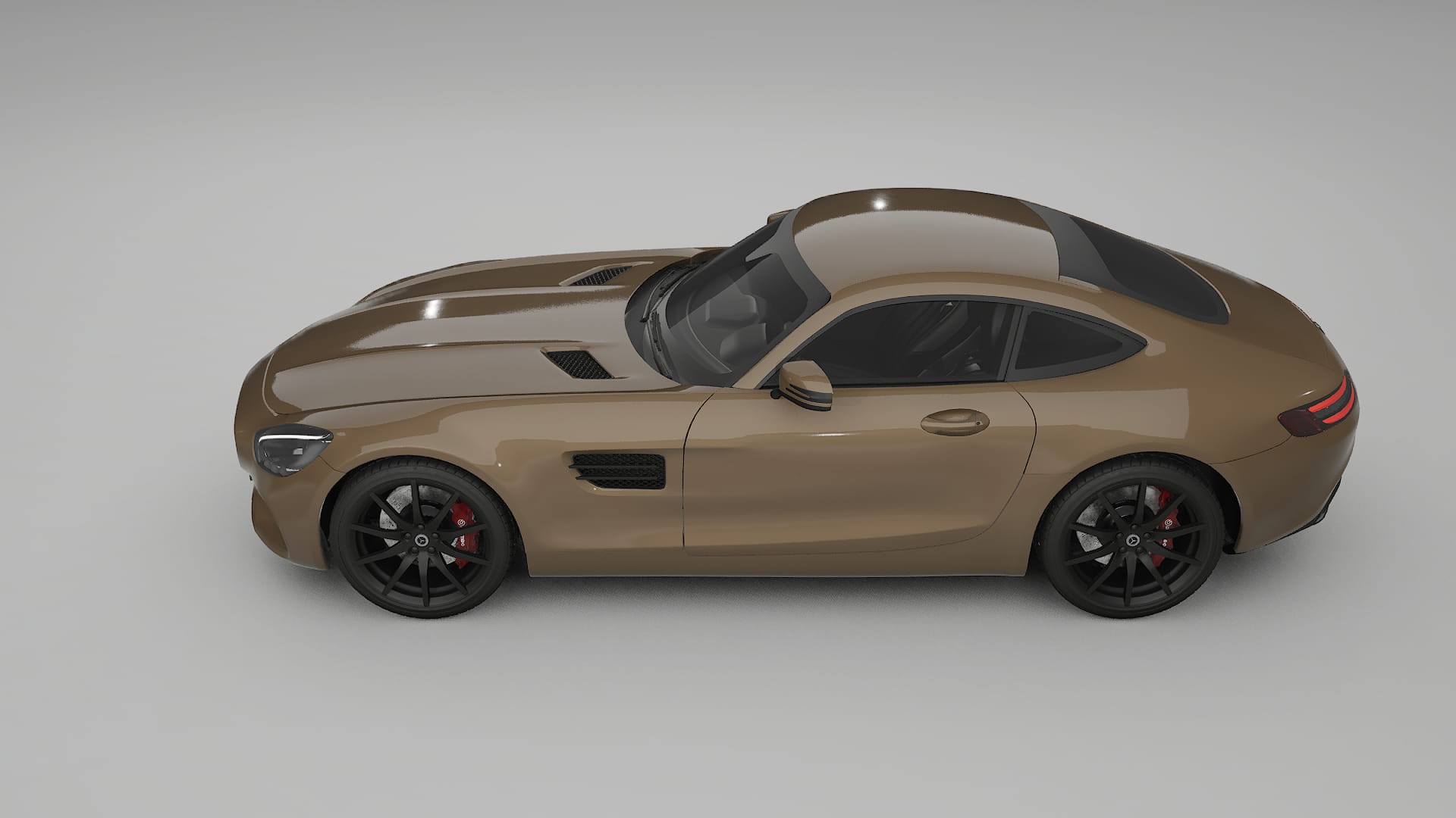 Mercedes AMG GT C190 Coupe TPU Paint Protection Film | SAHARA Color Change PPF Full Pre-Cut Kit