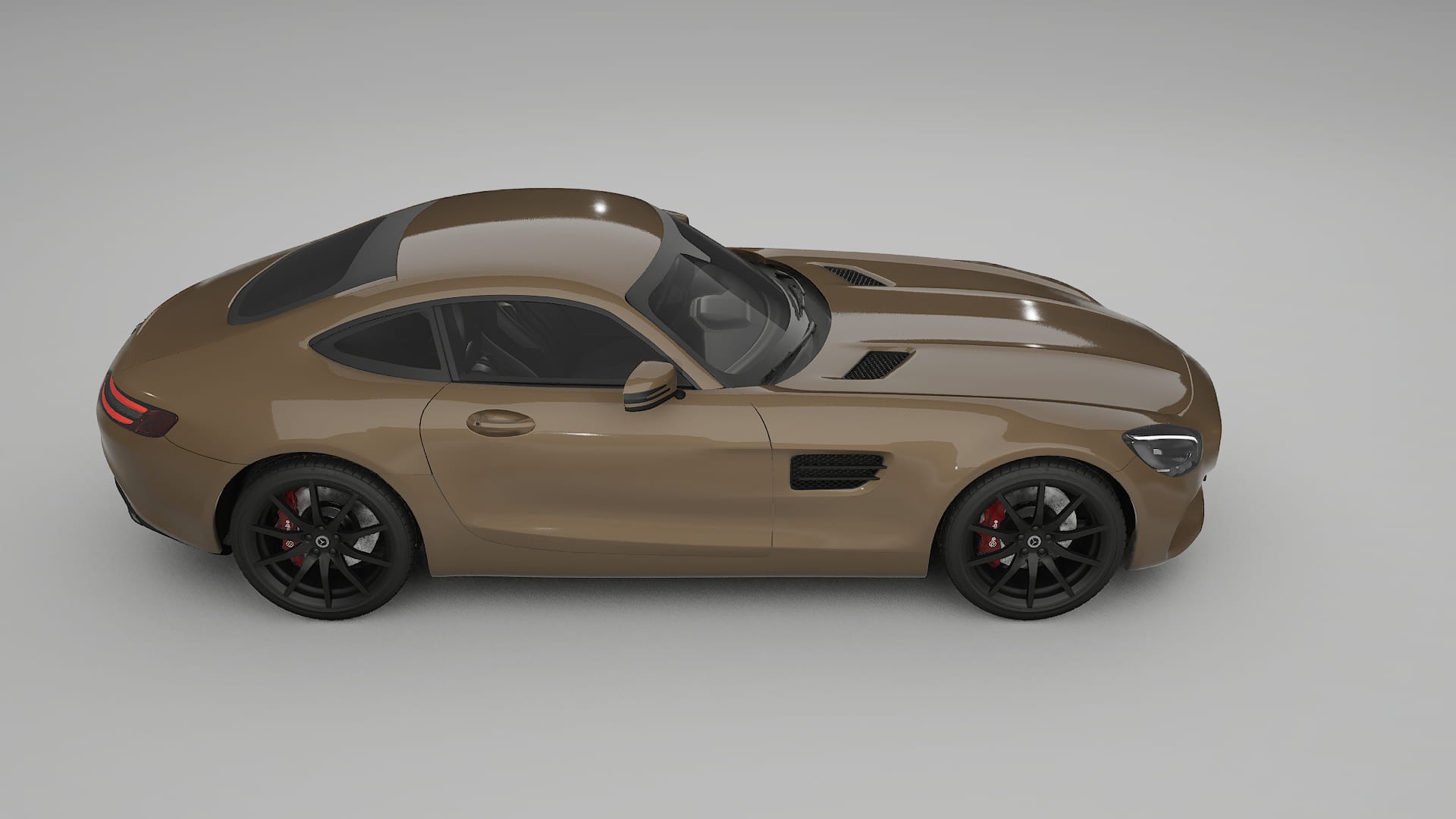 Mercedes AMG GT C190 Coupe TPU Paint Protection Film | SAHARA Color Change PPF Full Pre-Cut Kit