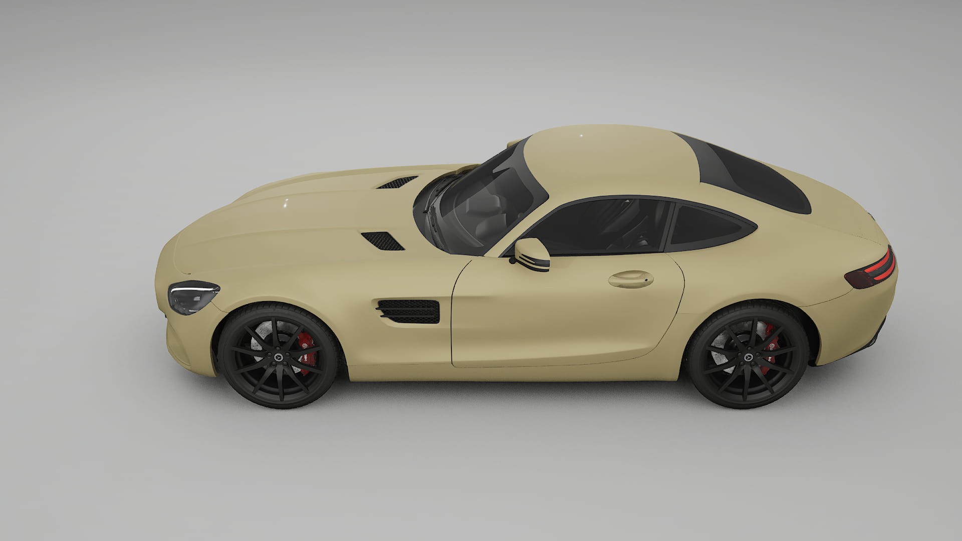 Mercedes AMG GT C190 Coupe TPU Paint Protection Film | SAND Color Change PPF Full Pre-Cut Kit