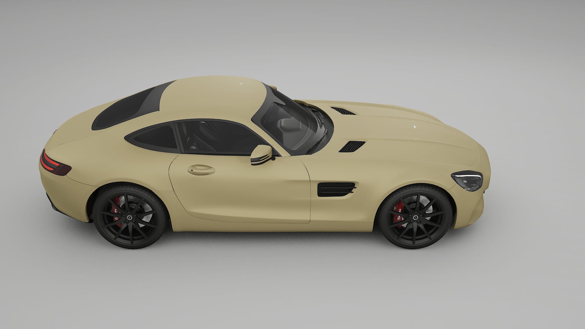 Mercedes AMG GT C190 Coupe TPU Paint Protection Film | SAND Color Change PPF Full Pre-Cut Kit