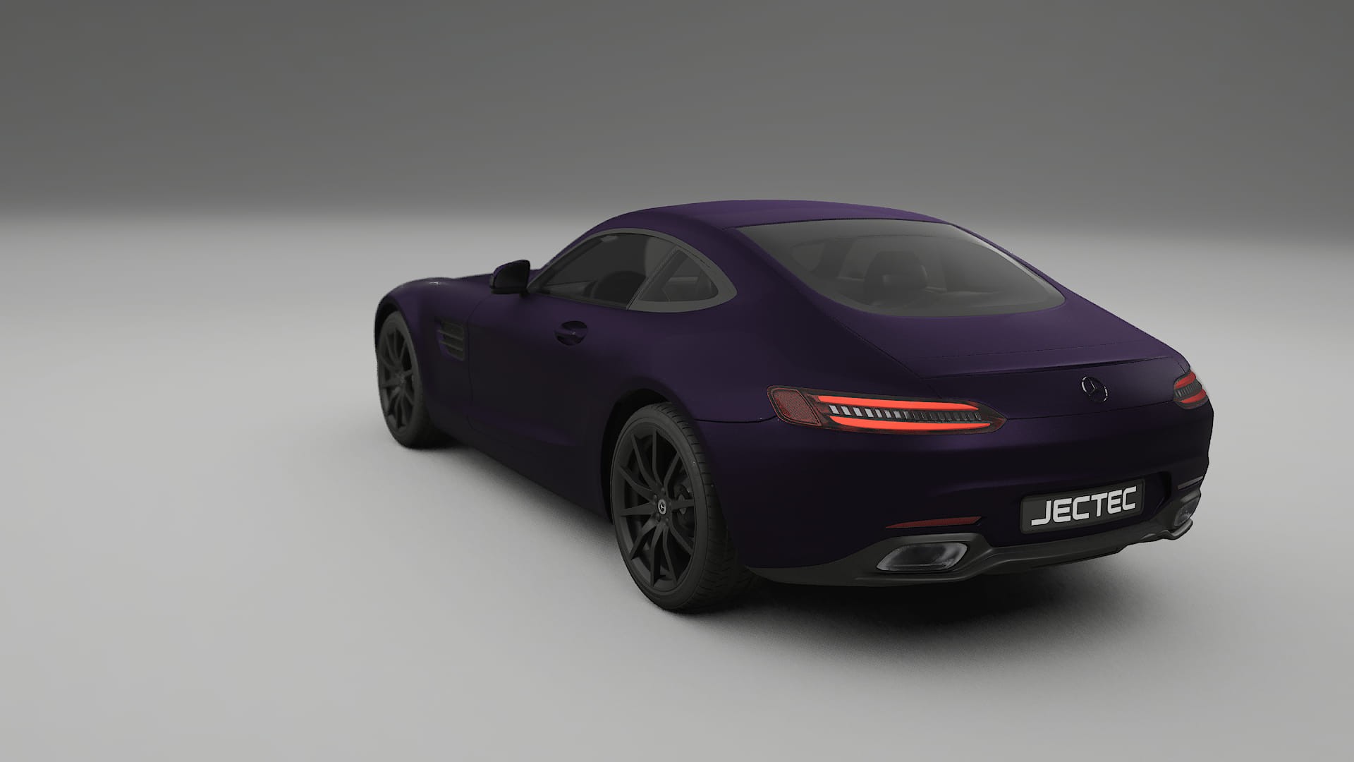 Mercedes AMG GT C190 Coupe TPU Paint Protection Film | VIOLET Color Change PPF Full Pre-Cut Kit