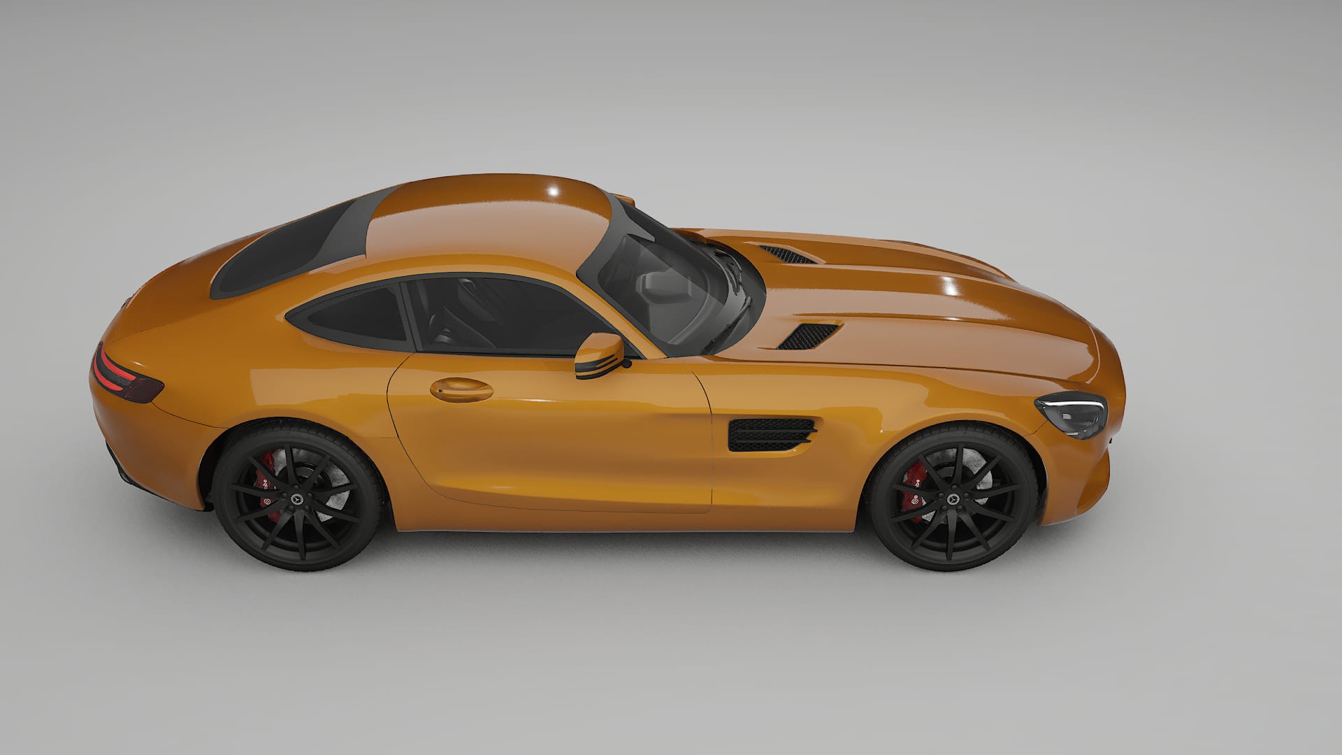 Mercedes AMG GT C190 Coupe TPU Paint Protection Film | DAISY Color Change PPF Full Pre-Cut Kit