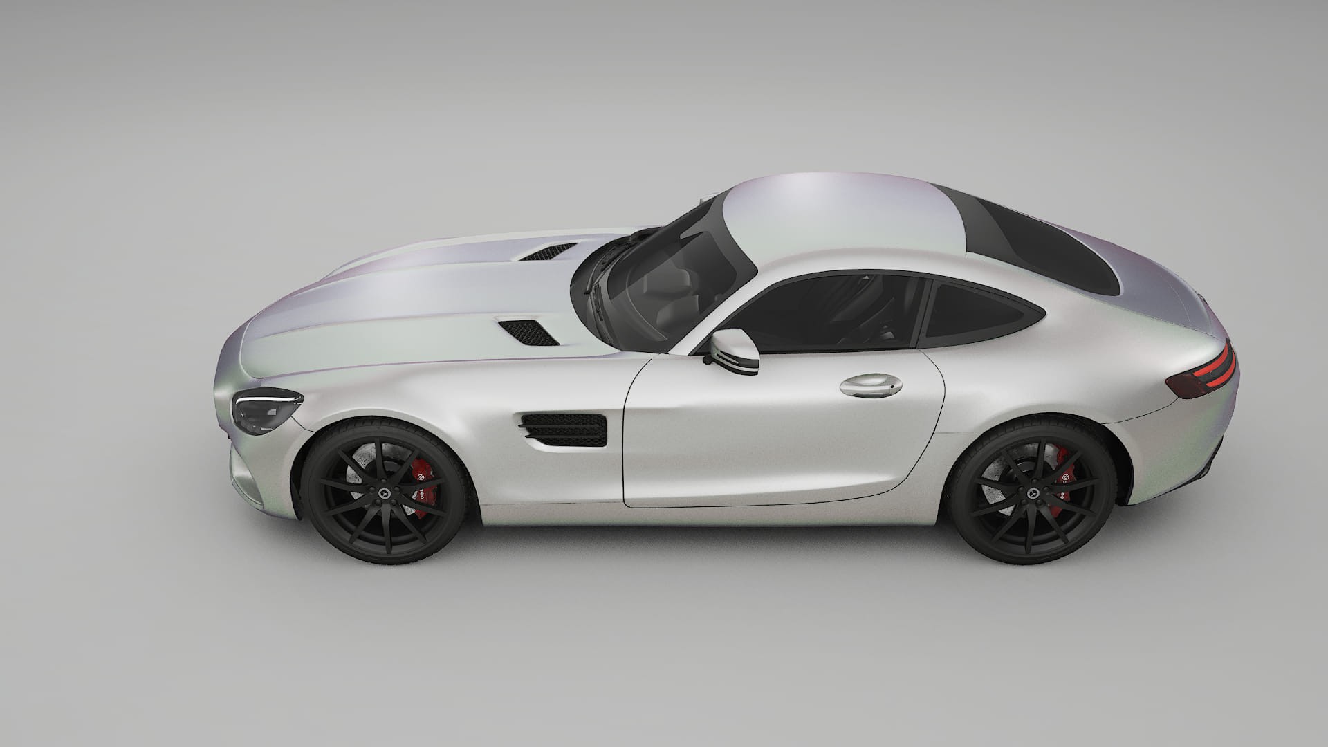 Mercedes AMG GT C190 Coupe TPU Paint Protection Film | NEBULA Color Change PPF Full Pre-Cut Kit