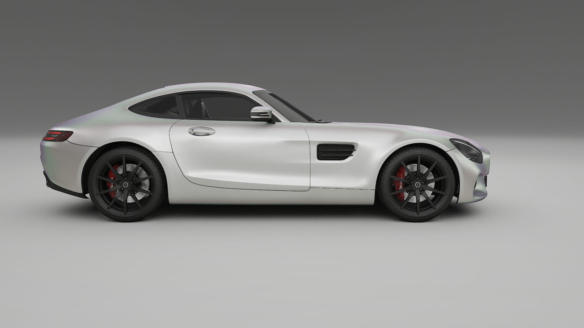 Mercedes AMG GT C190 Coupe TPU Paint Protection Film | NEBULA Color Change PPF Full Pre-Cut Kit