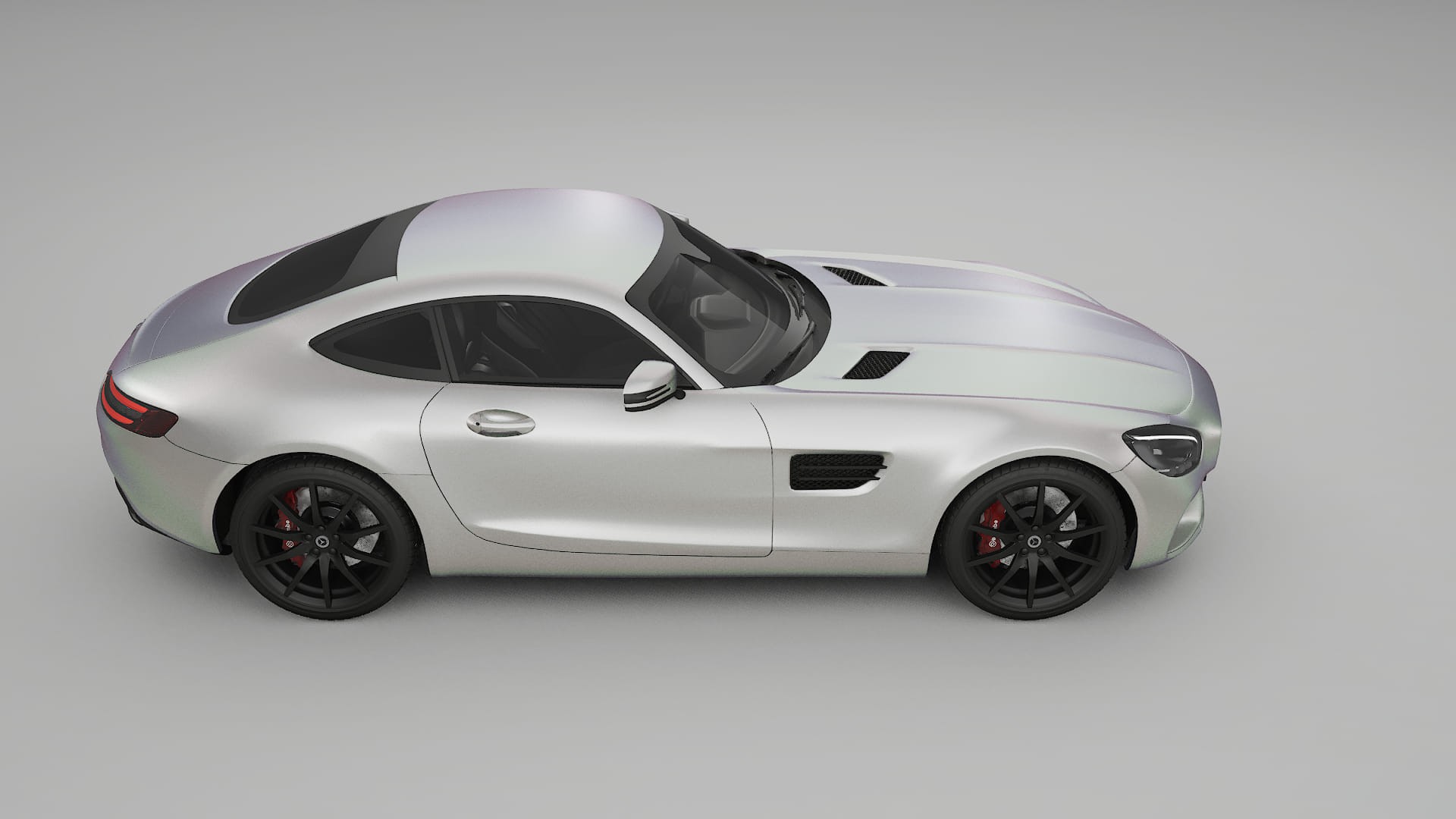 Mercedes AMG GT C190 Coupe TPU Paint Protection Film | NEBULA Color Change PPF Full Pre-Cut Kit