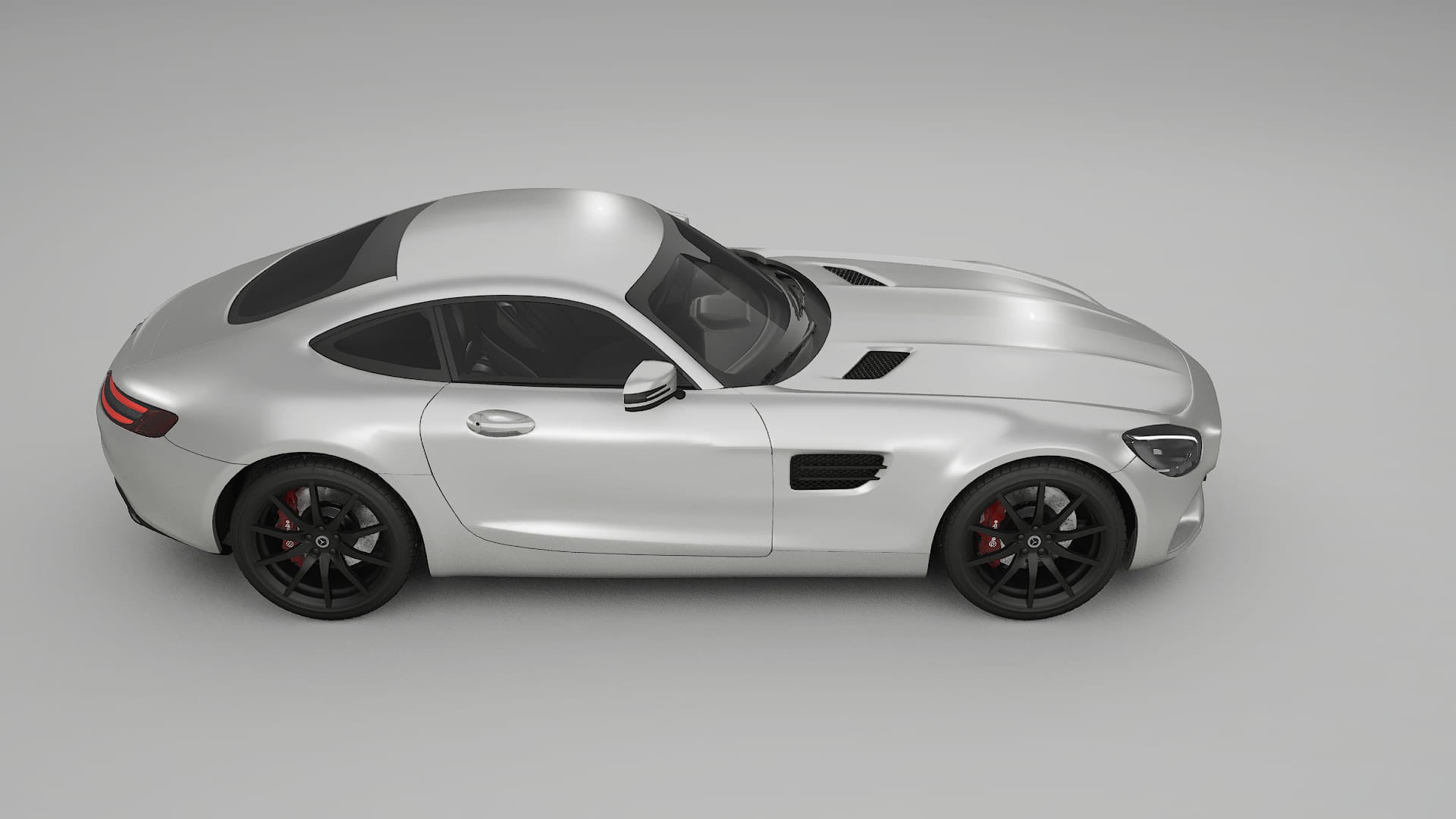 Mercedes AMG GT C190 Coupe TPU Paint Protection Film | OPAL Color Change PPF Full Pre-Cut Kit