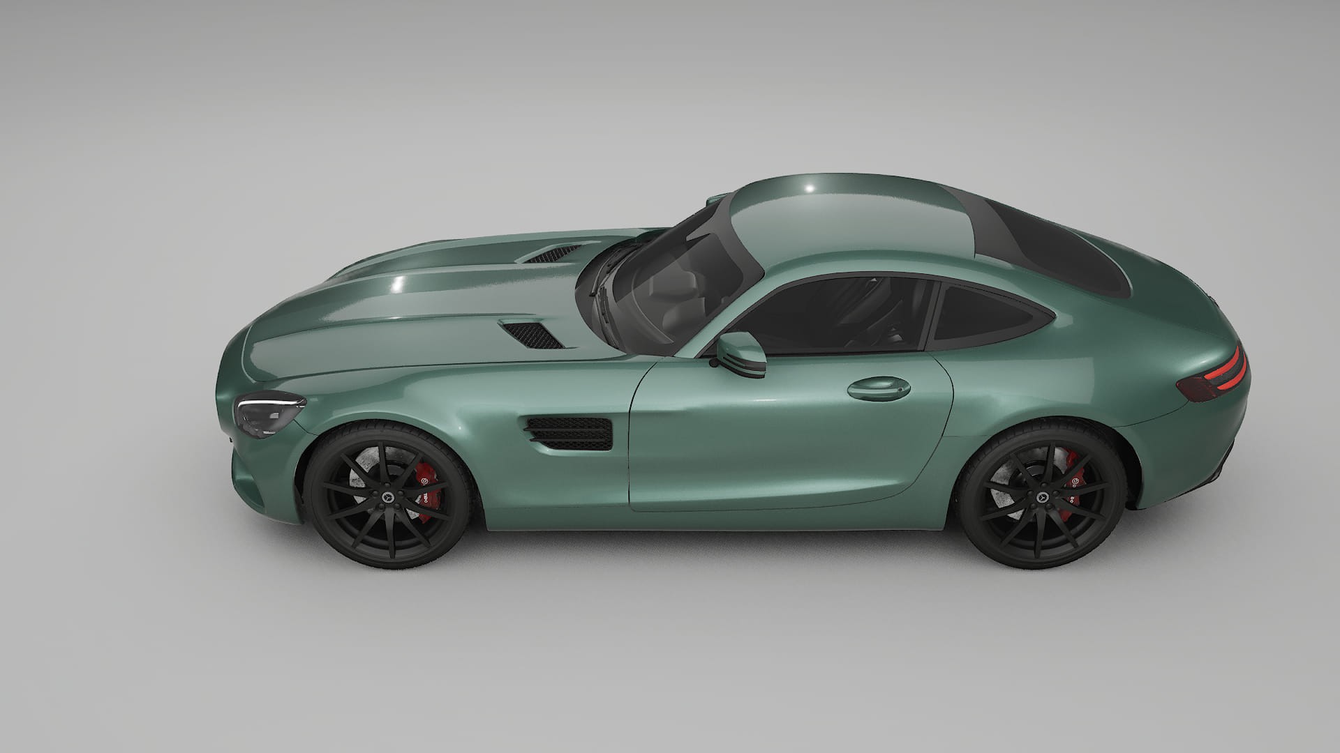 Mercedes AMG GT C190 Coupe TPU Paint Protection Film | EVERGREEN Color Change PPF Full Pre-Cut Kit