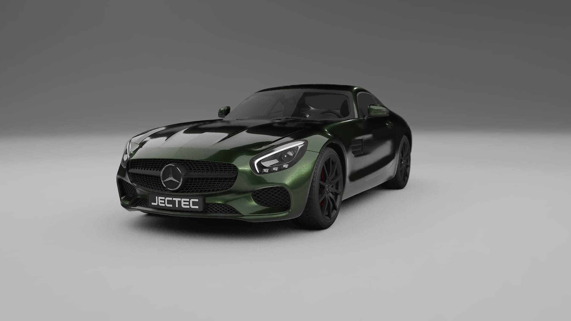 Mercedes AMG GT C190 Coupe TPU Paint Protection Film | LAGOON Color Change PPF Full Pre-Cut Kit