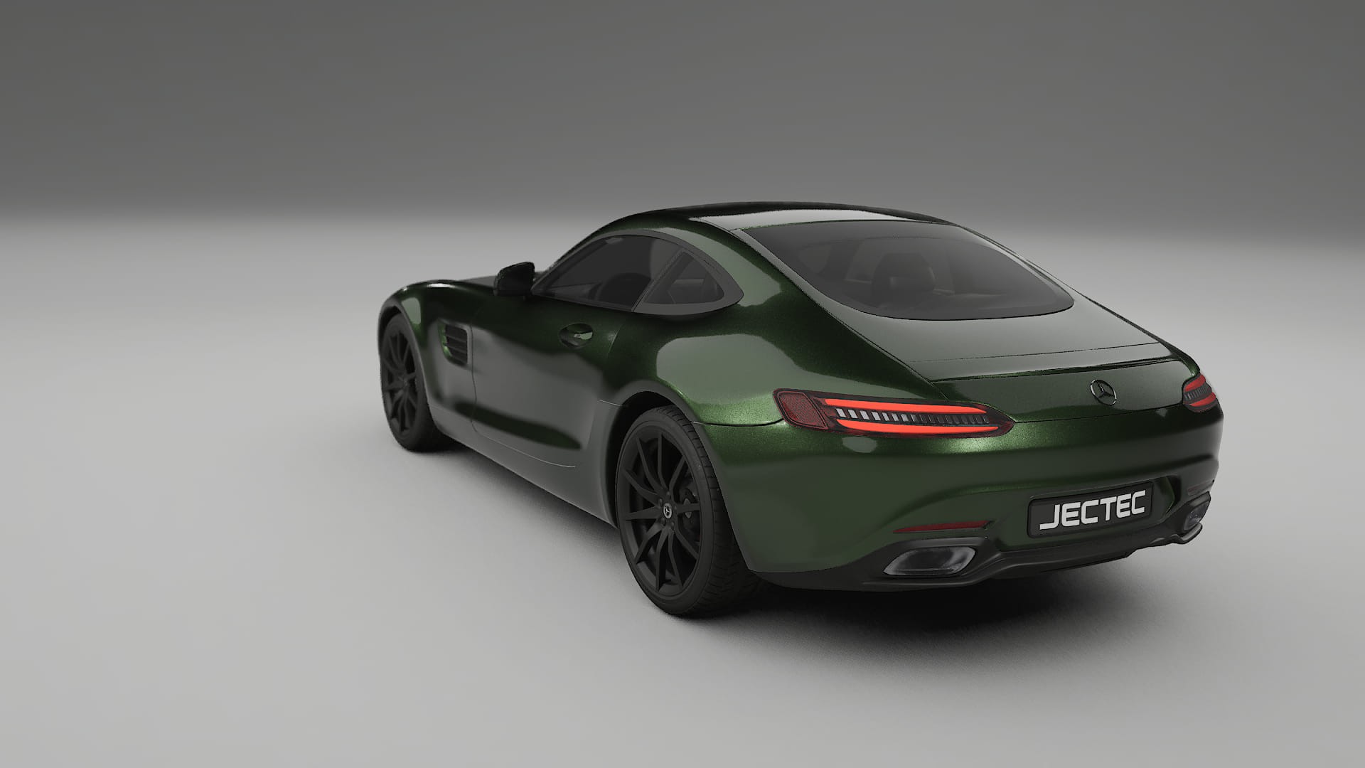 Mercedes AMG GT C190 Coupe TPU Paint Protection Film | LAGOON Color Change PPF Full Pre-Cut Kit