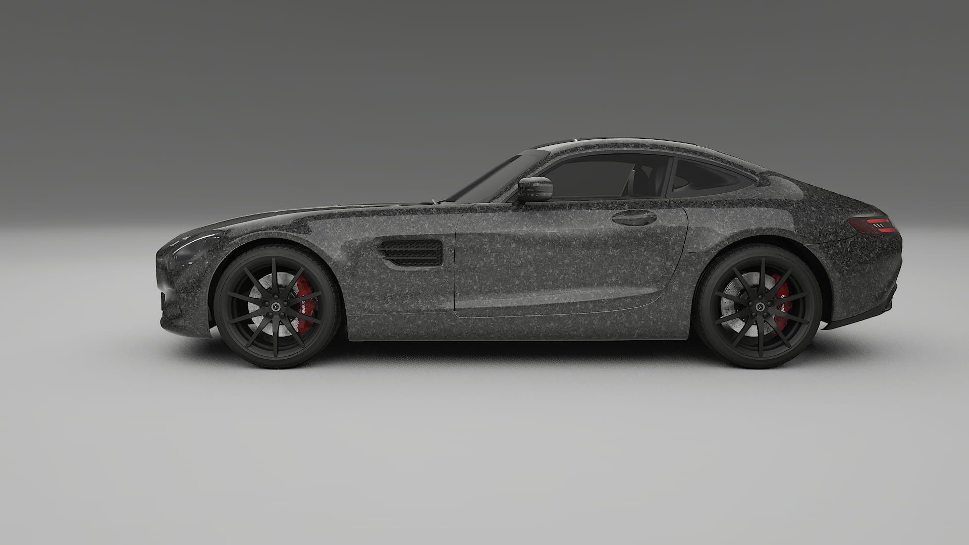 Mercedes AMG GT C190 Coupe TPU Paint Protection Film | FORGED S Color Change PPF Full Pre-Cut Kit