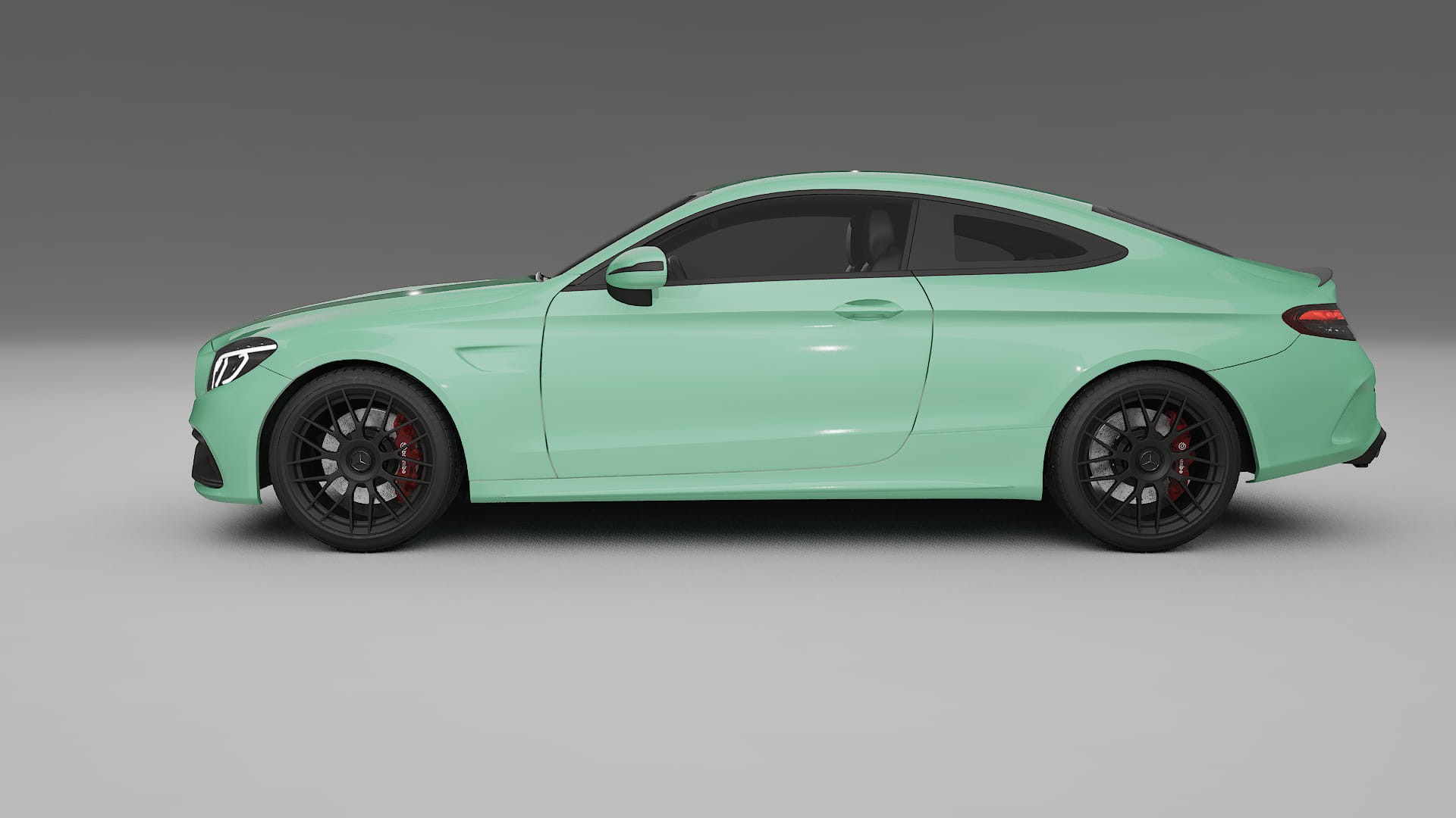 Mercedes C63 AMG W205 Coupe TPU Paint Protection Film | DUSTY Color Change PPF Full Pre-Cut Kit