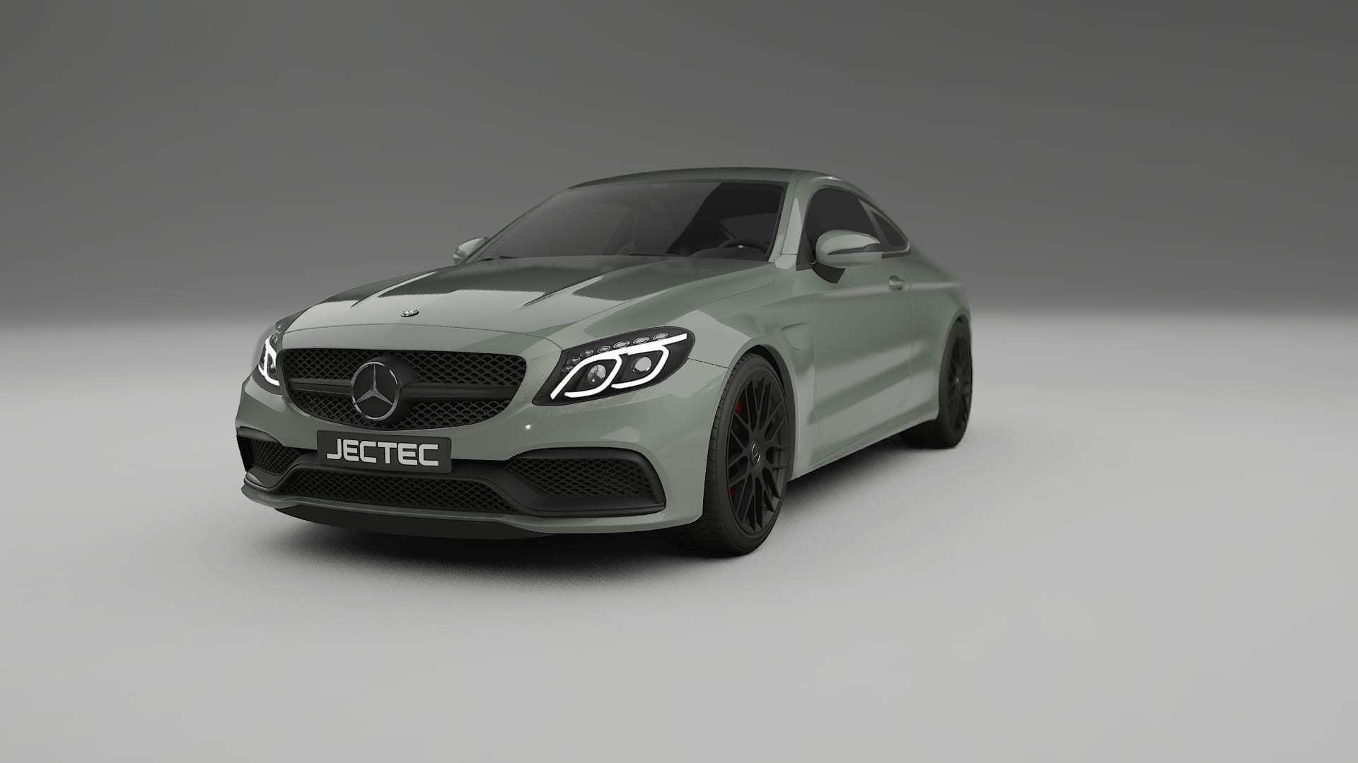 Mercedes C63 AMG W205 Coupe TPU Paint Protection Film | SLATE Color Change PPF Full Pre-Cut Kit
