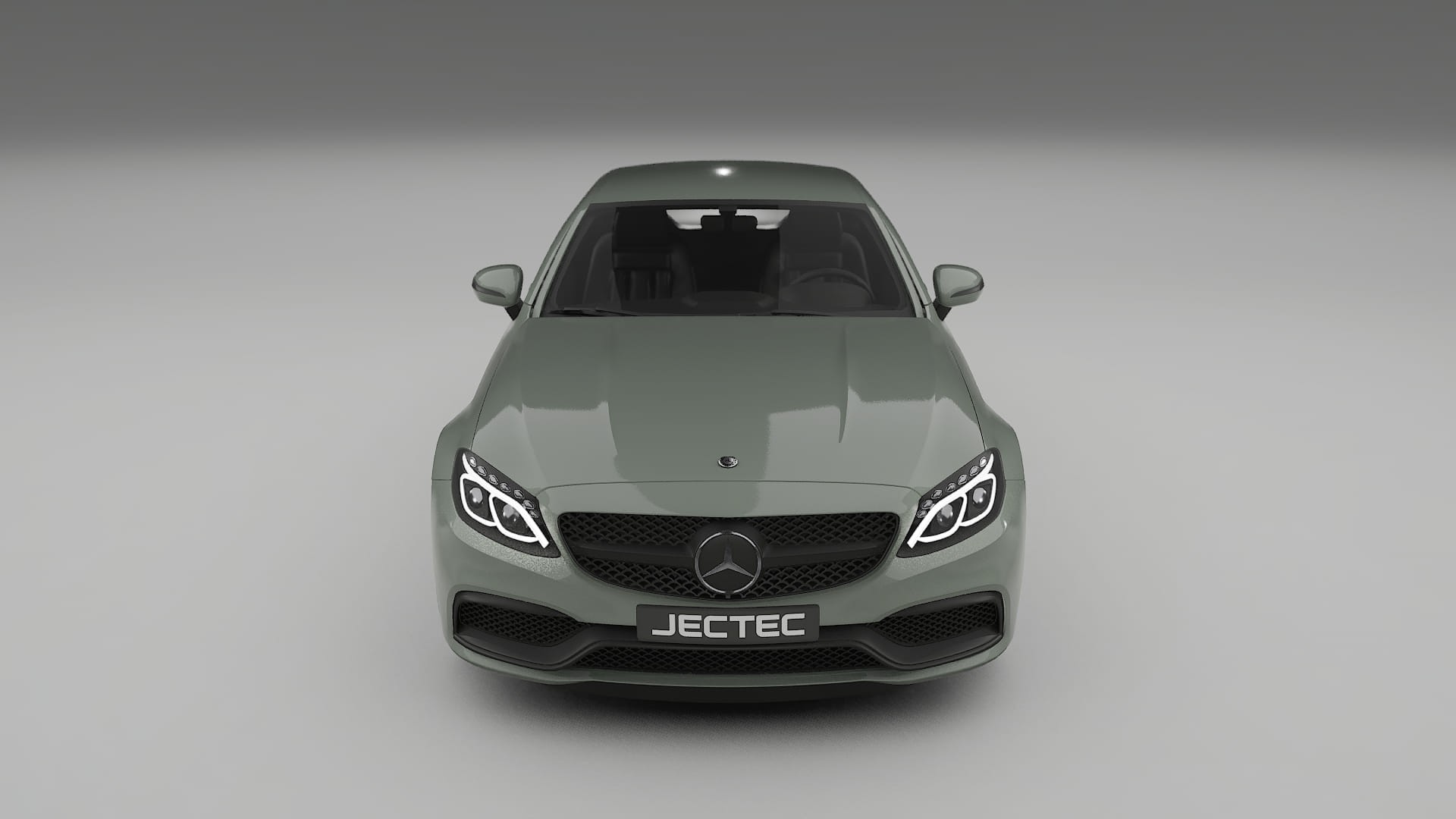 Mercedes C63 AMG W205 Coupe TPU Paint Protection Film | SLATE Color Change PPF Full Pre-Cut Kit
