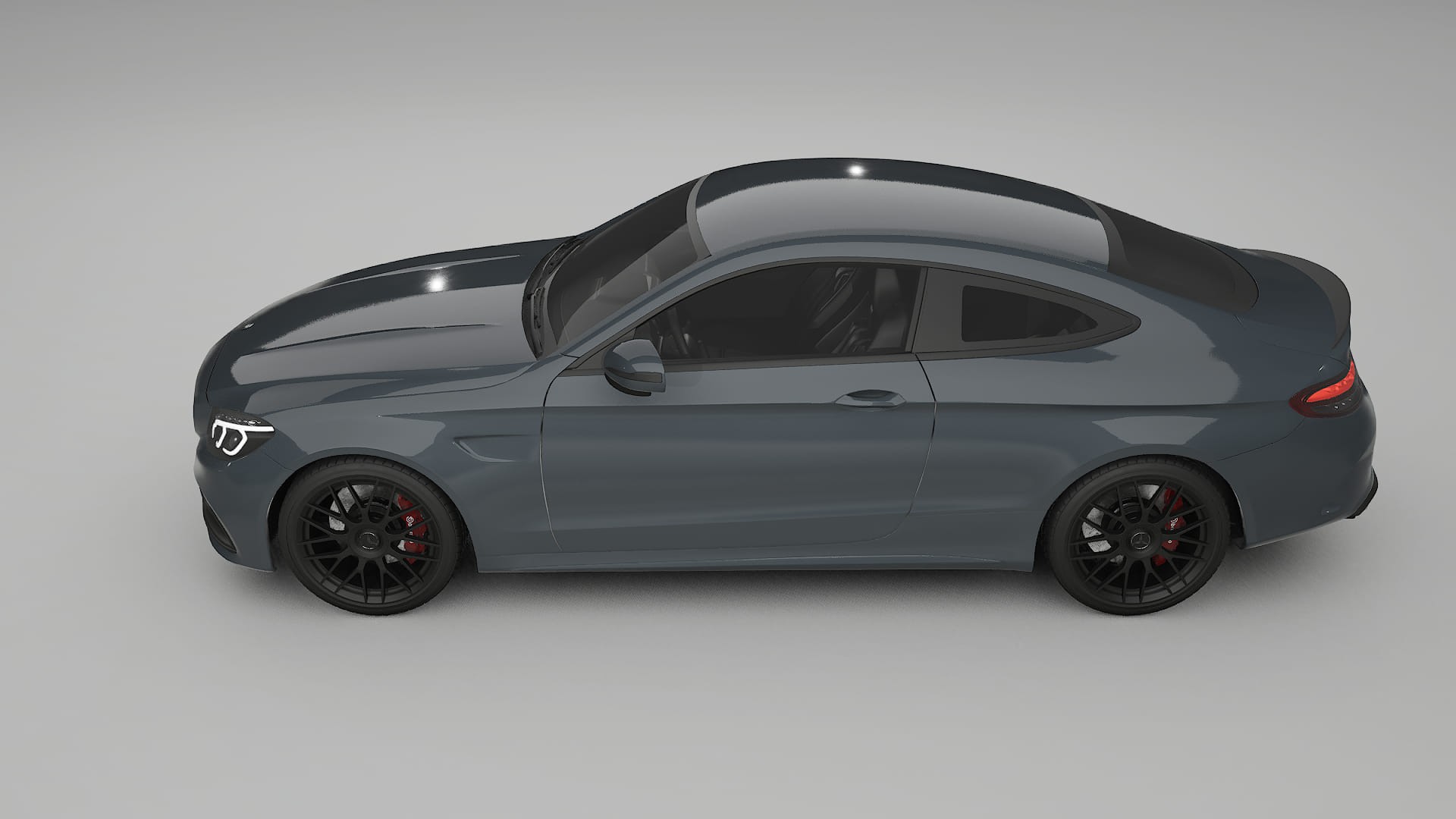 Mercedes C63 AMG W205 Coupe TPU Paint Protection Film | GRANITE Color Change PPF Full Pre-Cut Kit
