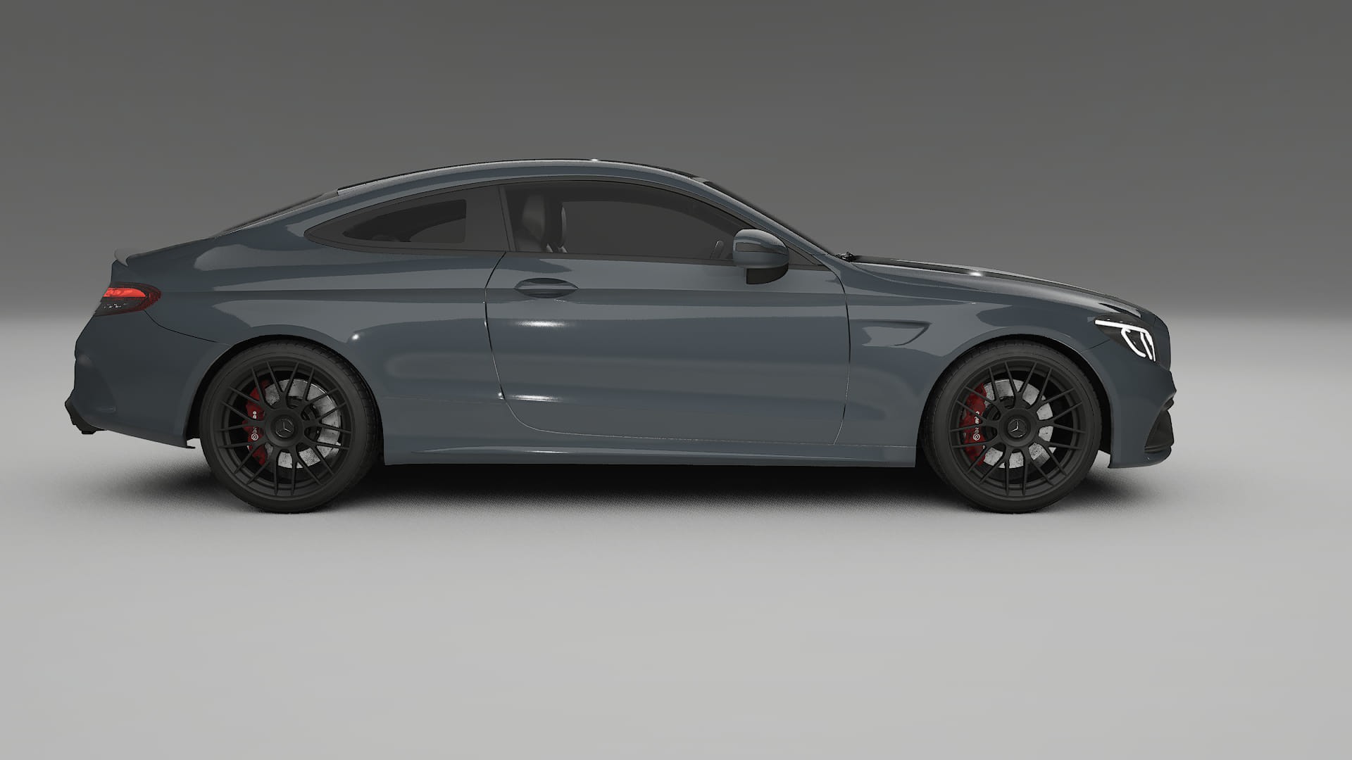Mercedes C63 AMG W205 Coupe TPU Paint Protection Film | GRANITE Color Change PPF Full Pre-Cut Kit