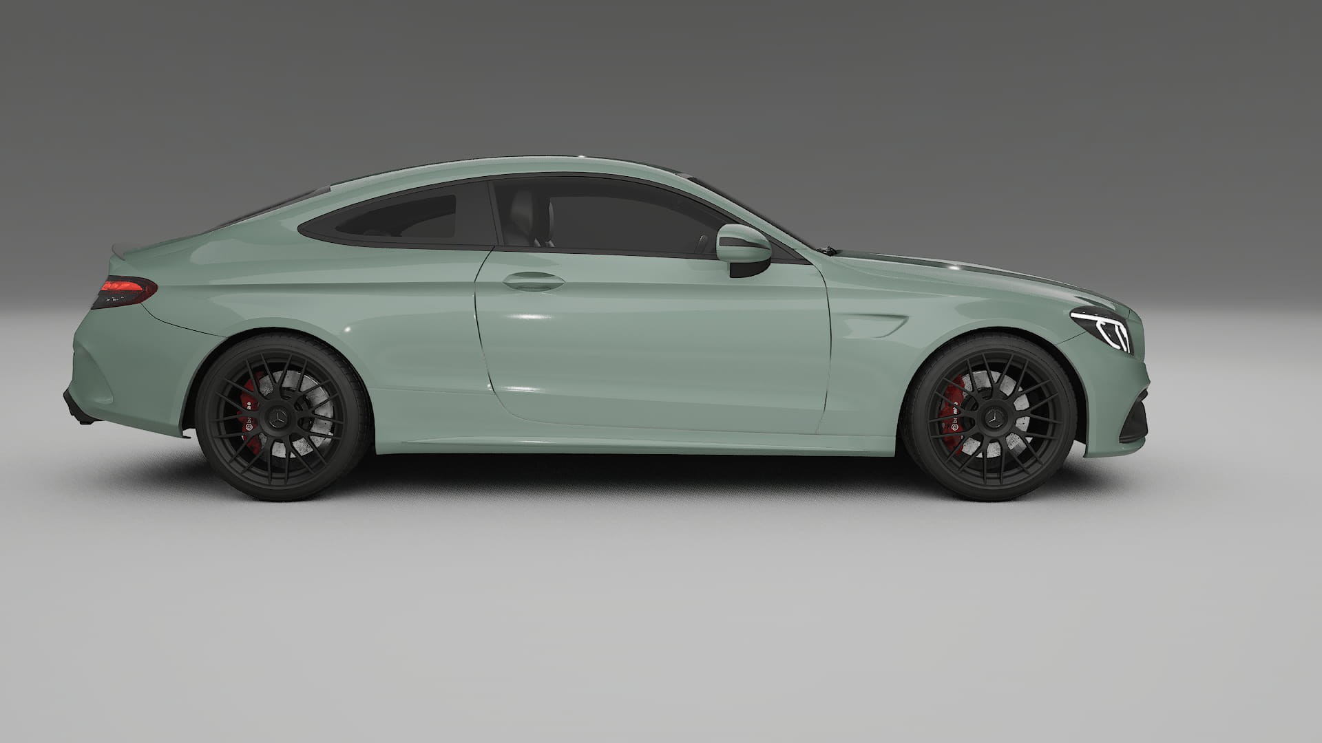 Mercedes C63 AMG W205 Coupe TPU Paint Protection Film | CINDER Color Change PPF Full Pre-Cut Kit
