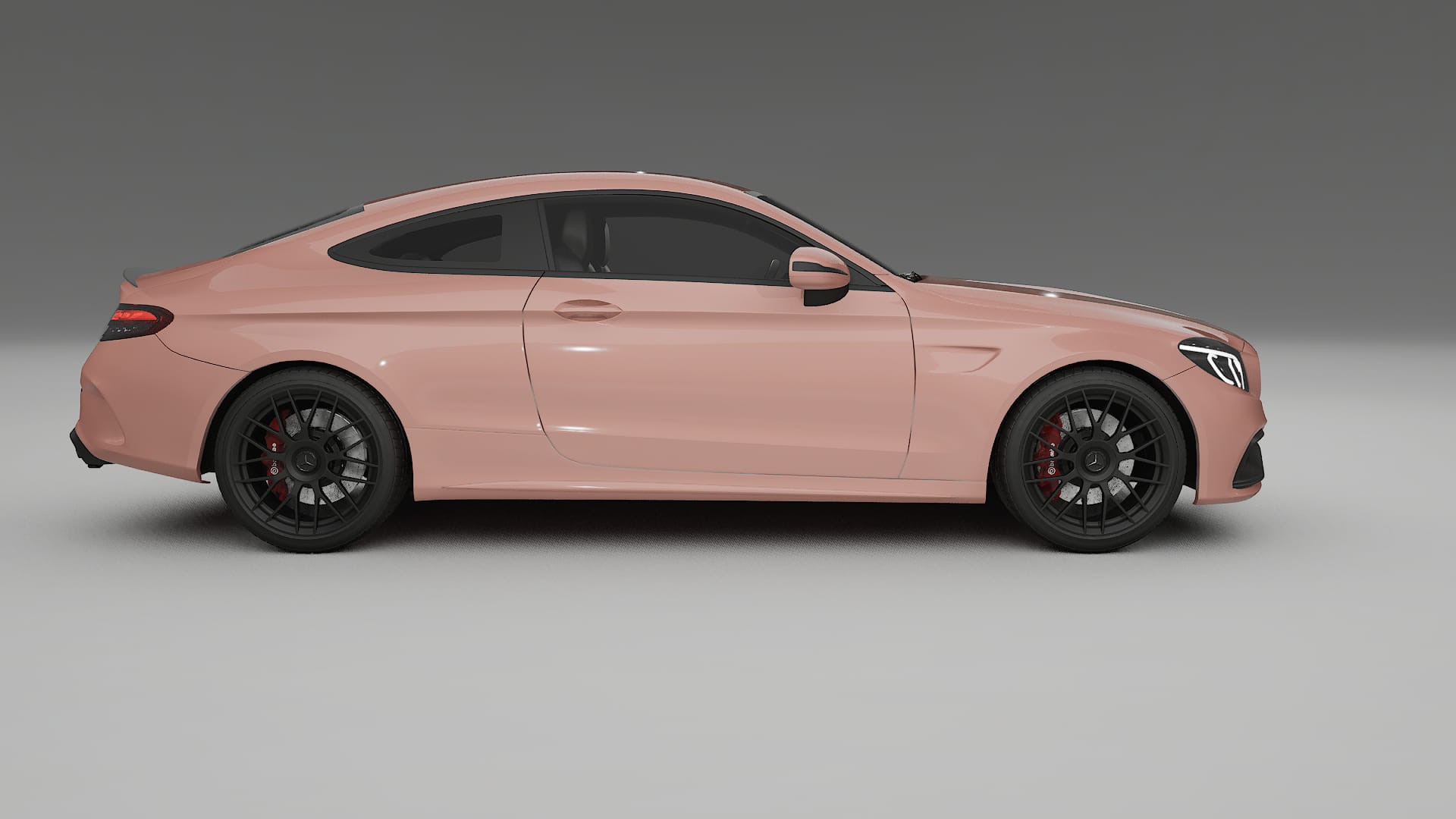 Mercedes C63 AMG W205 Coupe TPU Paint Protection Film | BLUSH Color Change PPF Full Pre-Cut Kit