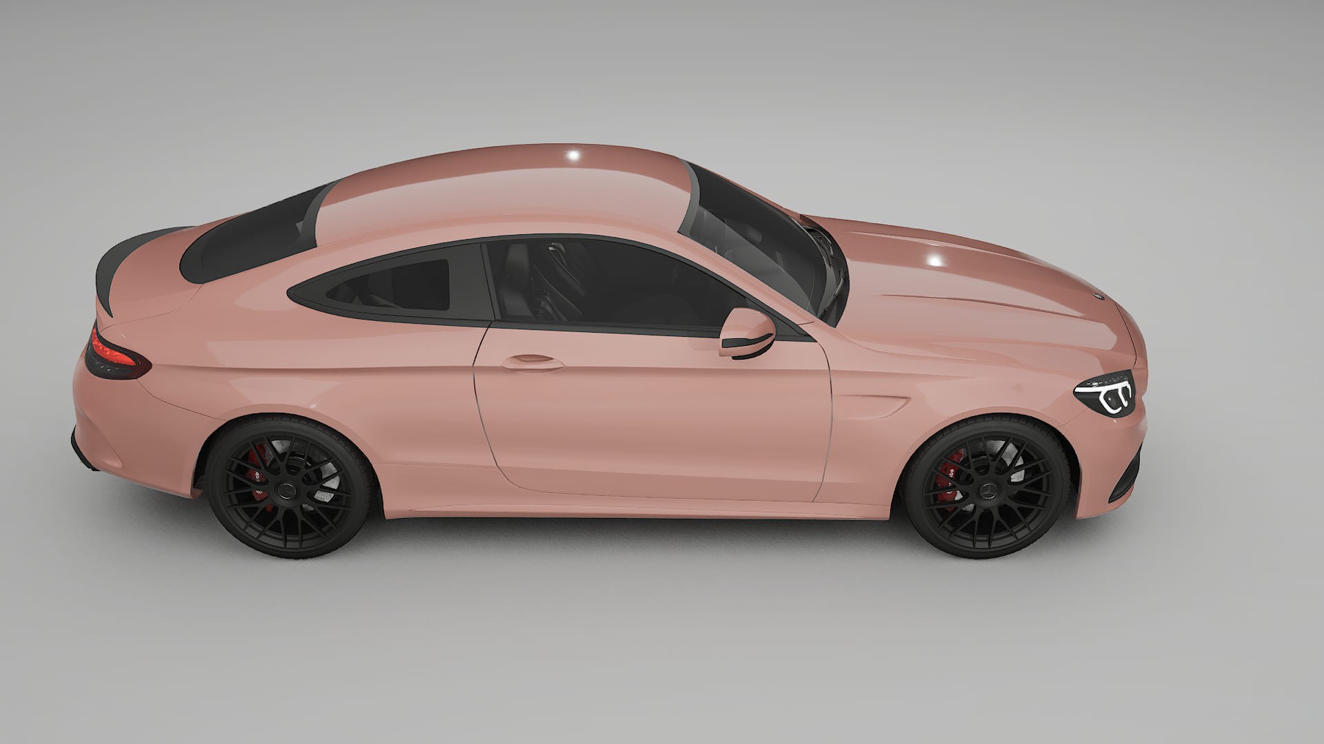 Mercedes C63 AMG W205 Coupe TPU Paint Protection Film | BLUSH Color Change PPF Full Pre-Cut Kit