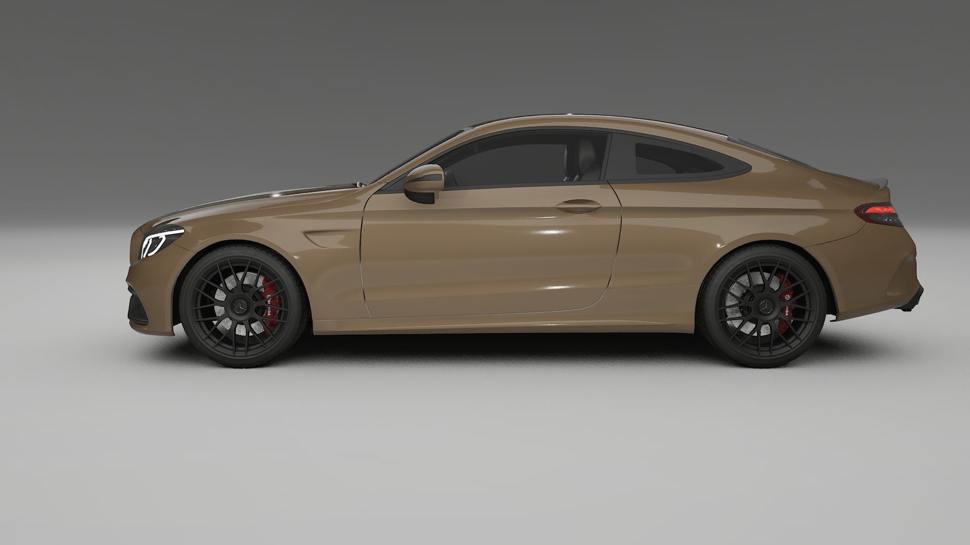 Mercedes C63 AMG W205 Coupe TPU Paint Protection Film | SAHARA Color Change PPF Full Pre-Cut Kit