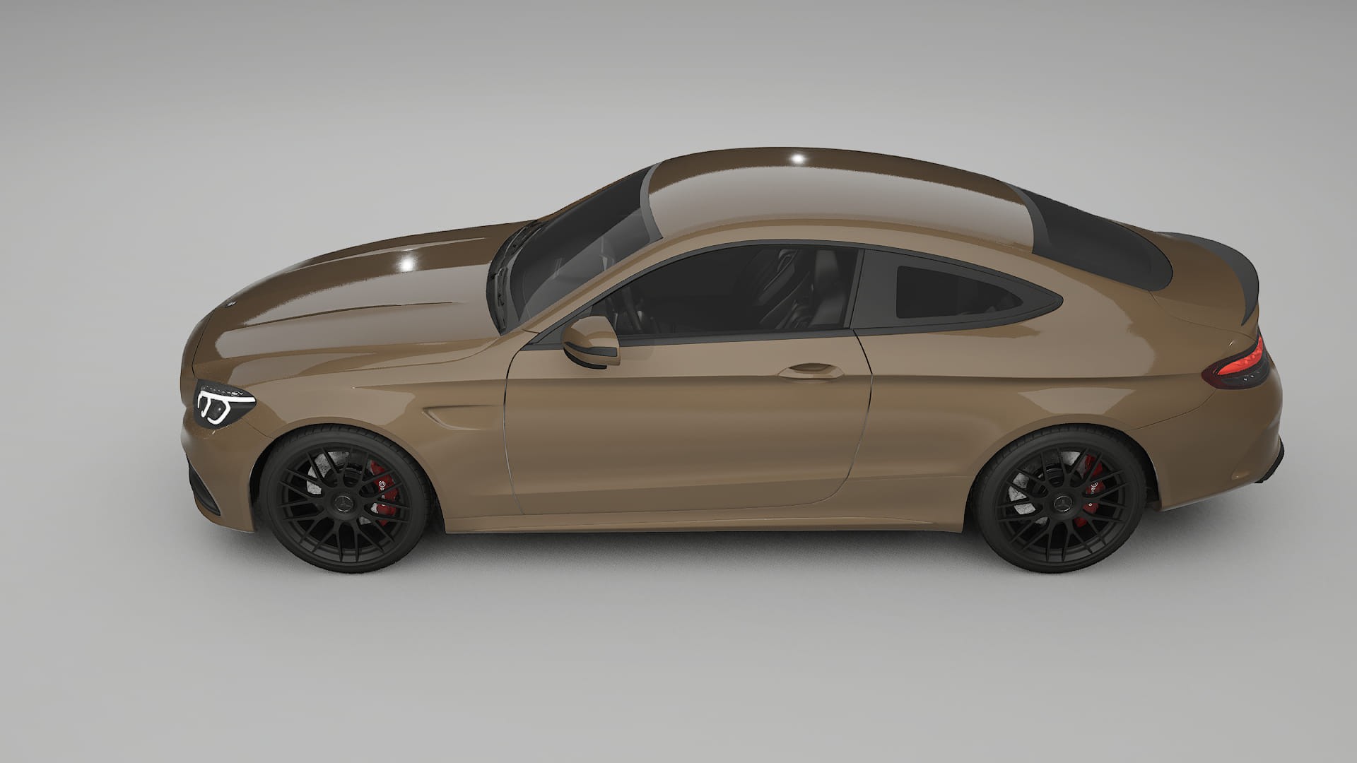 Mercedes C63 AMG W205 Coupe TPU Paint Protection Film | SAHARA Color Change PPF Full Pre-Cut Kit