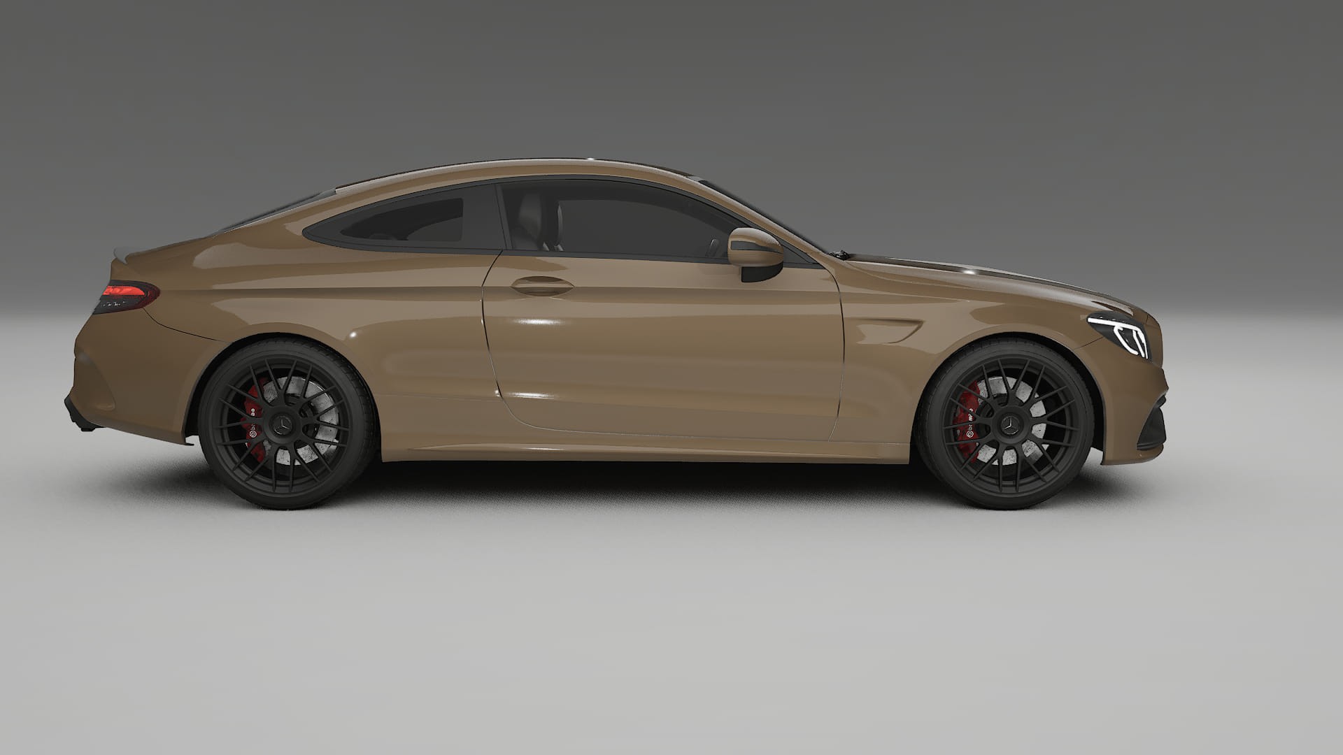 Mercedes C63 AMG W205 Coupe TPU Paint Protection Film | SAHARA Color Change PPF Full Pre-Cut Kit