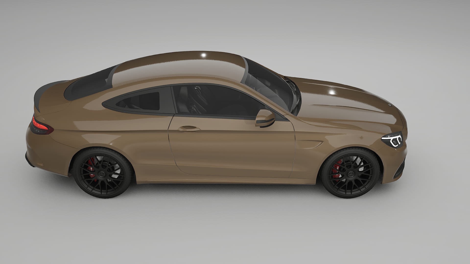 Mercedes C63 AMG W205 Coupe TPU Paint Protection Film | SAHARA Color Change PPF Full Pre-Cut Kit