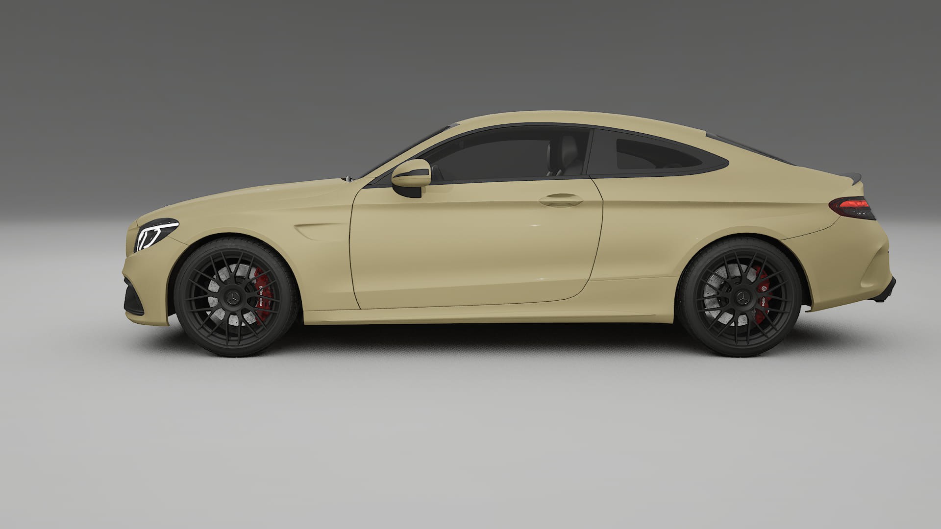 Mercedes C63 AMG W205 Coupe TPU Paint Protection Film | SAND Color Change PPF Full Pre-Cut Kit