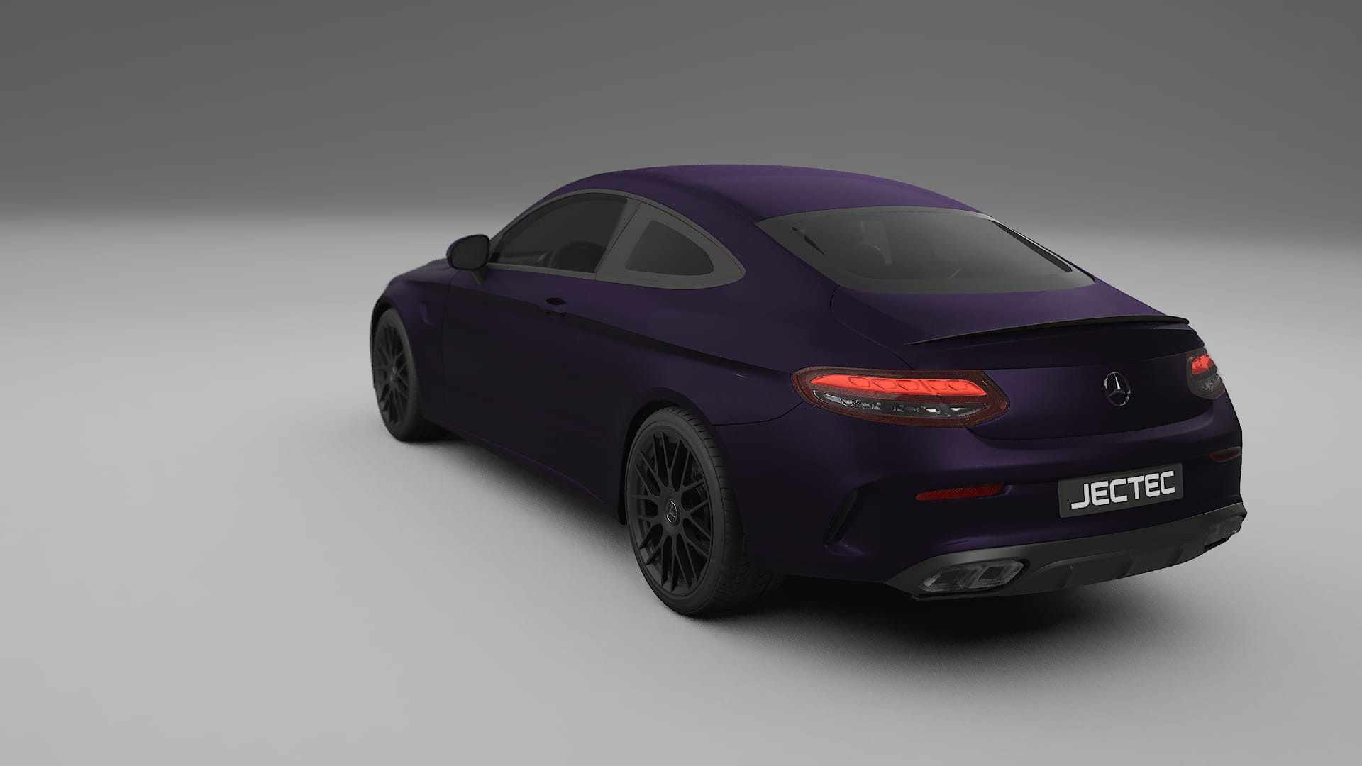 Mercedes C63 AMG W205 Coupe TPU Paint Protection Film | VIOLET Color Change PPF Full Pre-Cut Kit