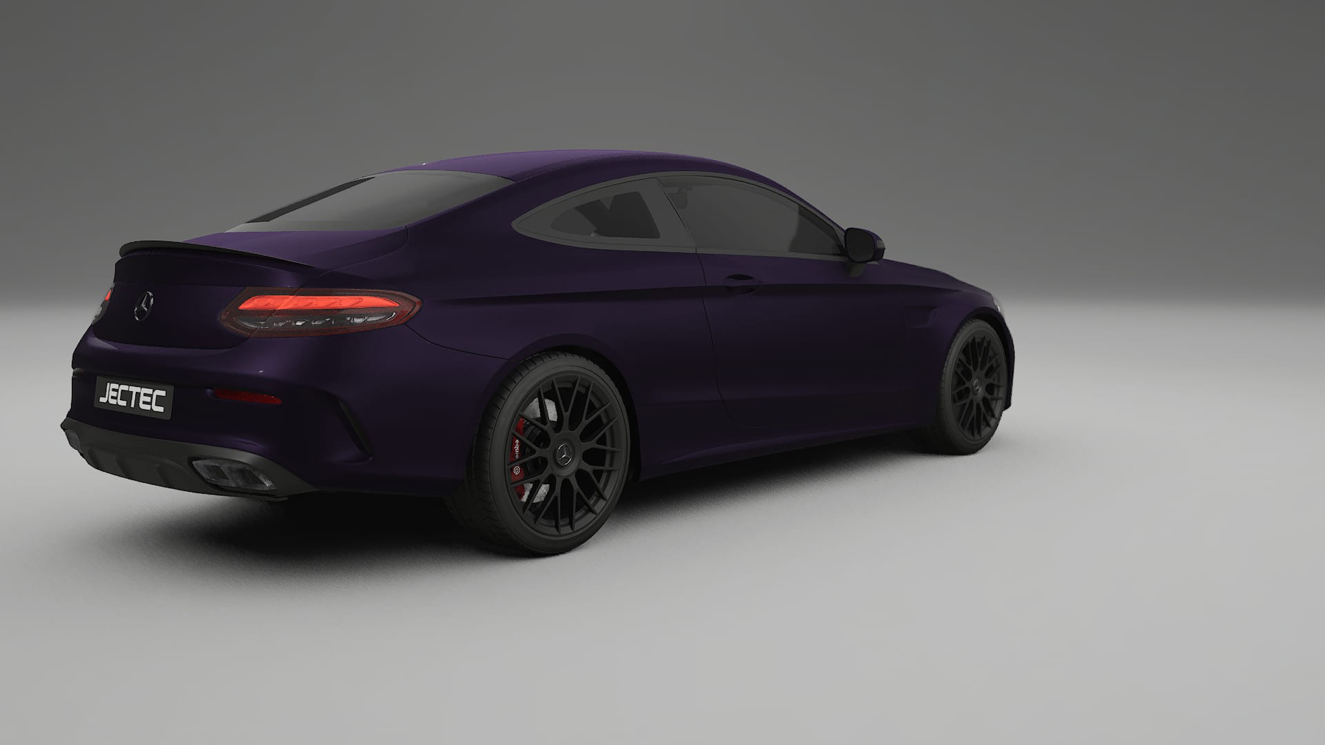 Mercedes C63 AMG W205 Coupe TPU Paint Protection Film | VIOLET Color Change PPF Full Pre-Cut Kit