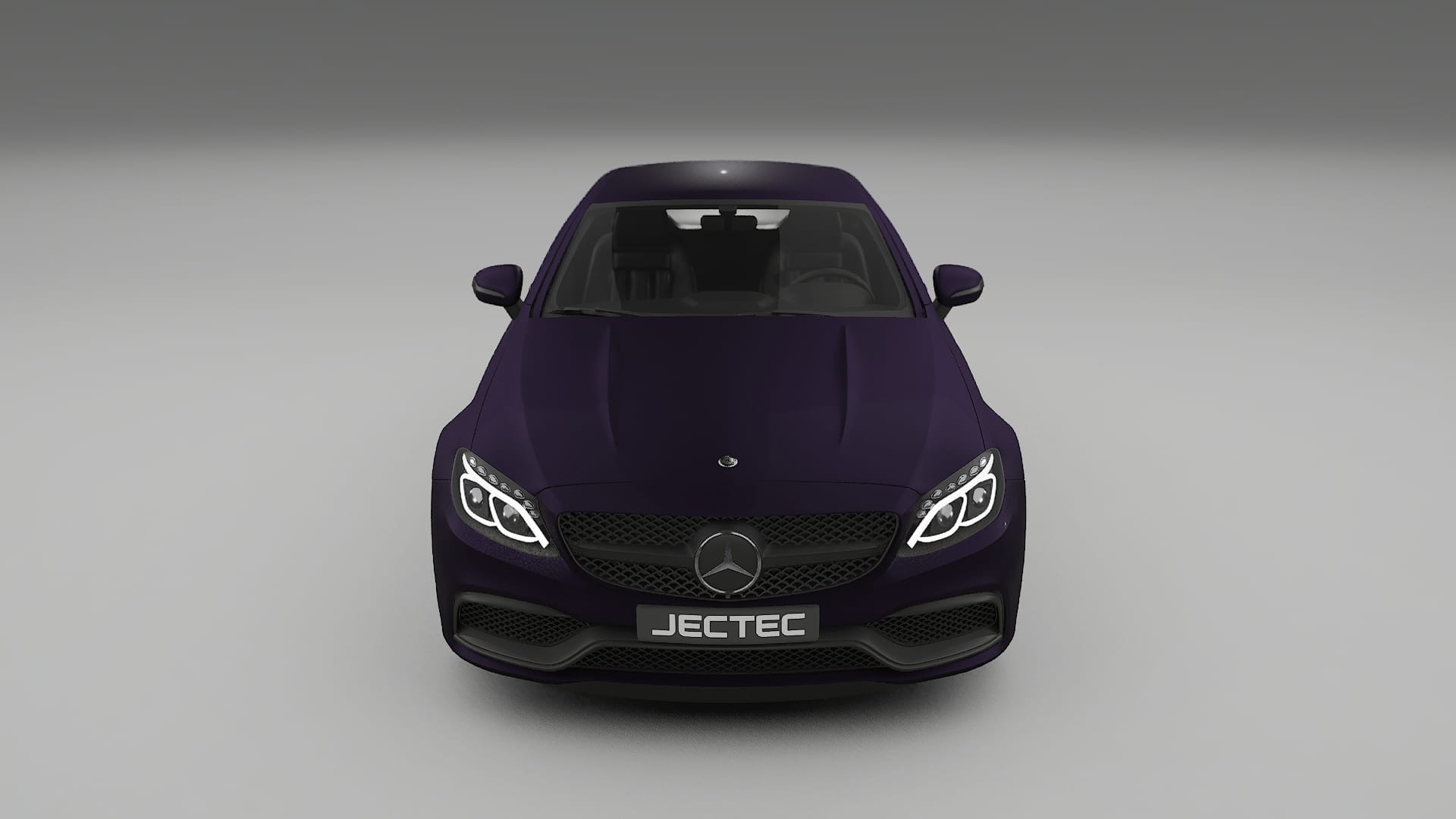 Mercedes C63 AMG W205 Coupe TPU Paint Protection Film | VIOLET Color Change PPF Full Pre-Cut Kit